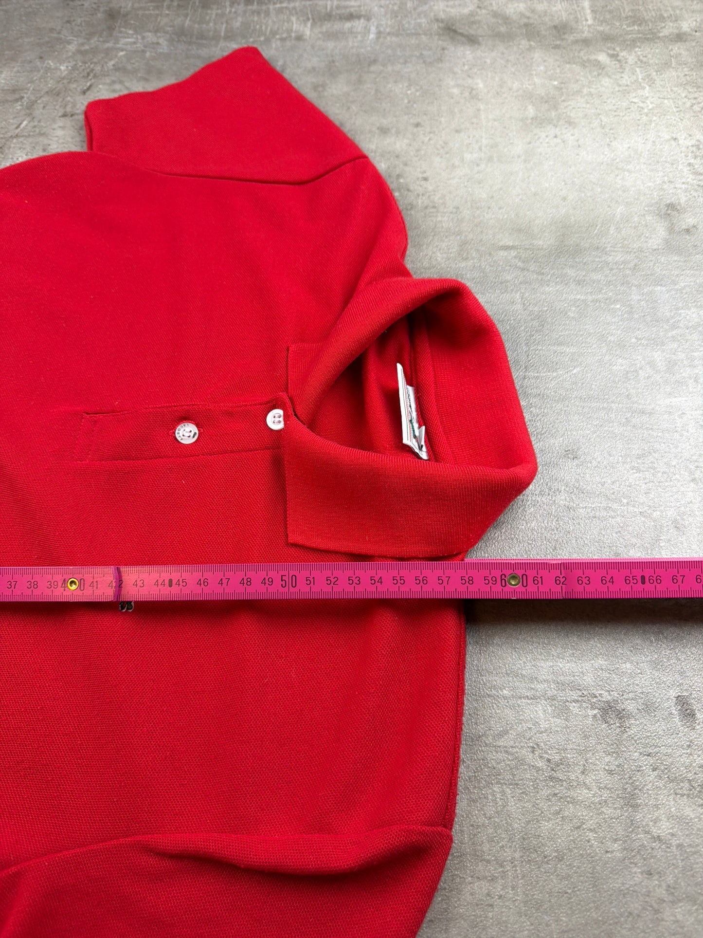 Chemise Lacoste Archive "Made in France" Classic Piqué Polo Shirt - Cherry Red