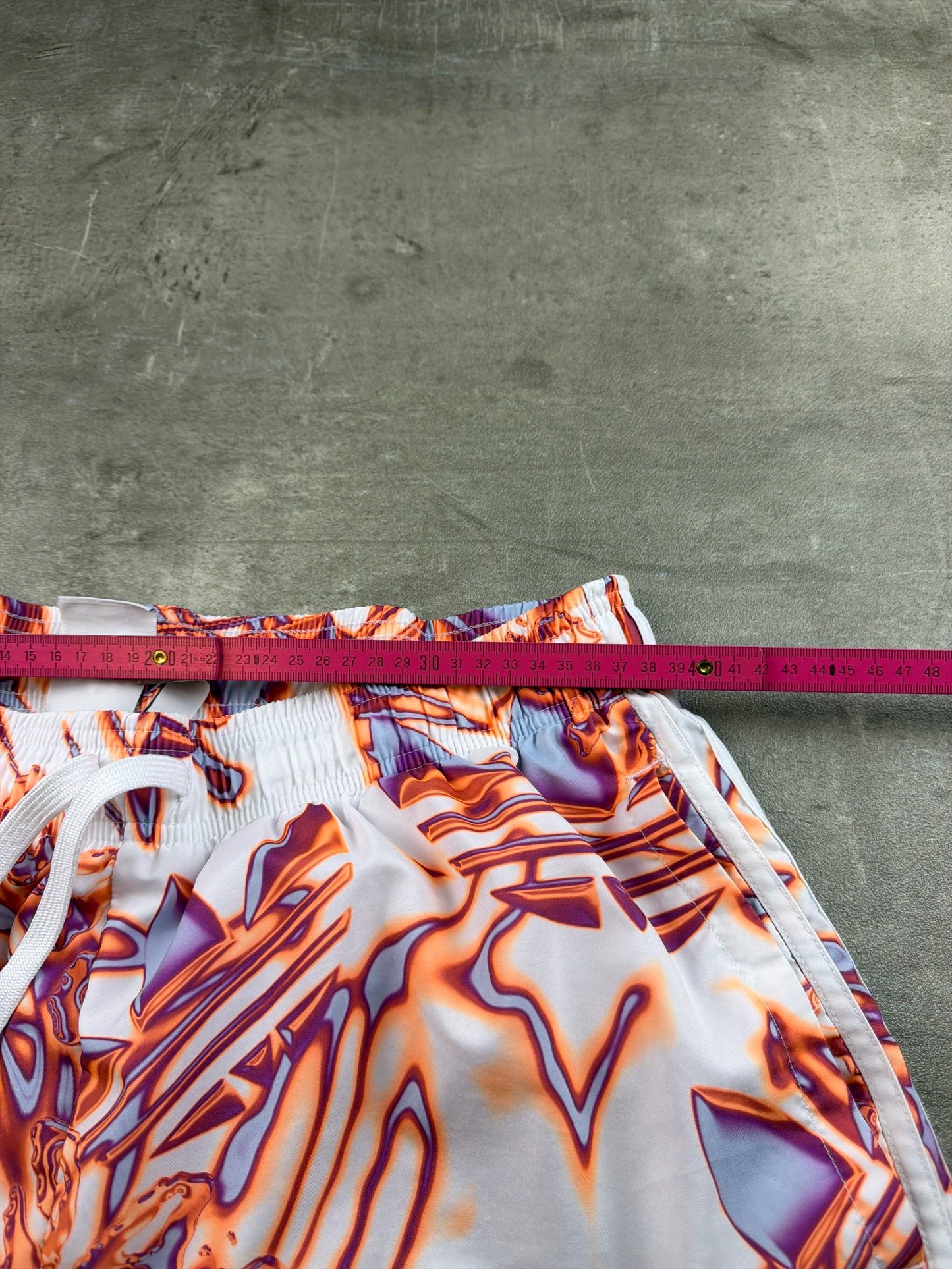 Adidas Originals Liquid Heat Graphic Shorts - Cyber Y2K Multicolor