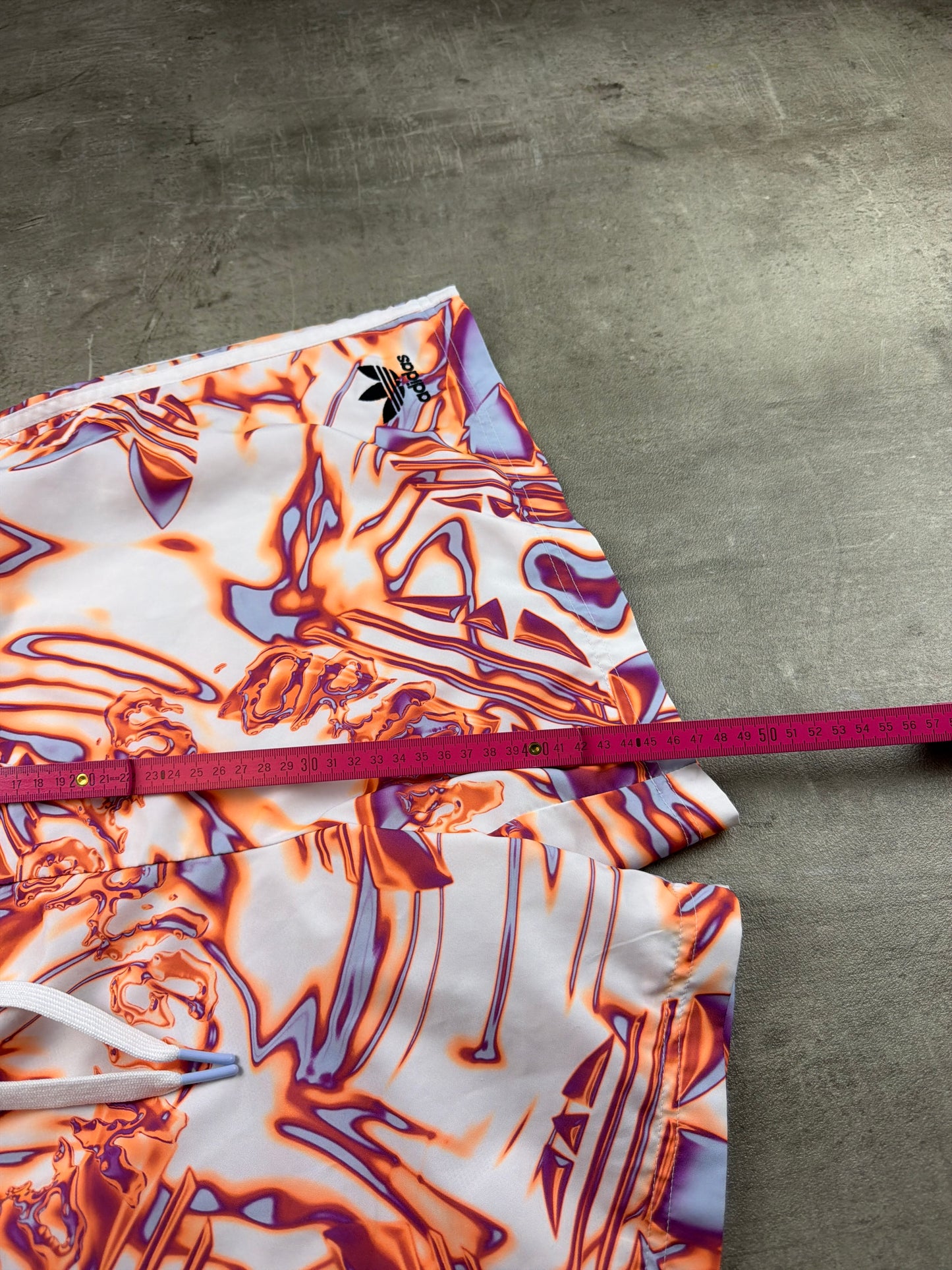 Adidas Originals Liquid Heat Graphic Shorts - Cyber Y2K Multicolor