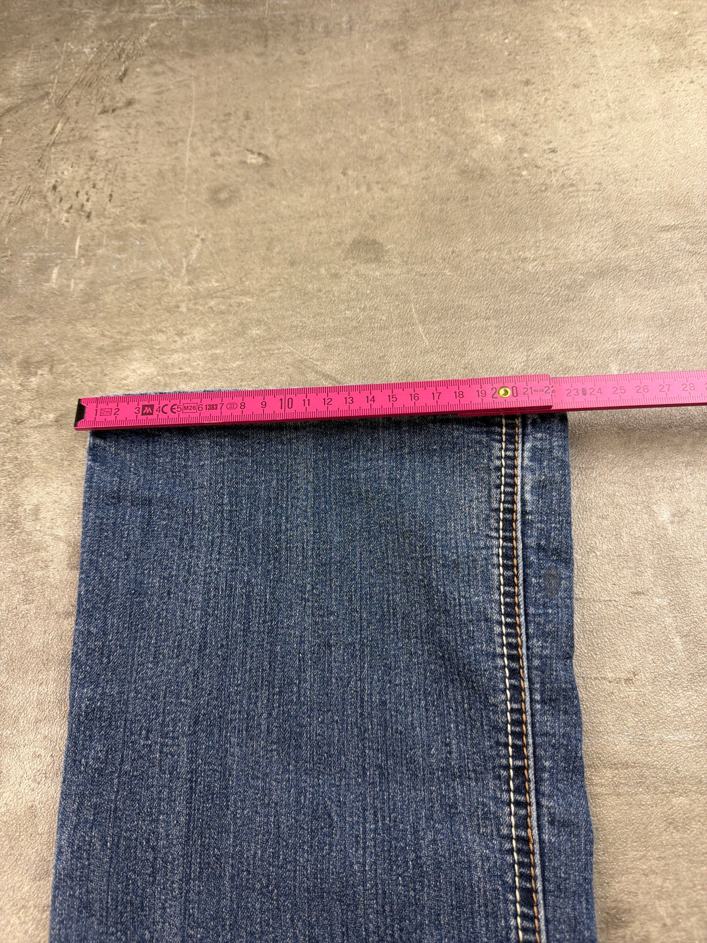 Amethyst Y2K Aesthetic Embroidered Flare Denim Jeans – Washed Blue / Low Waist