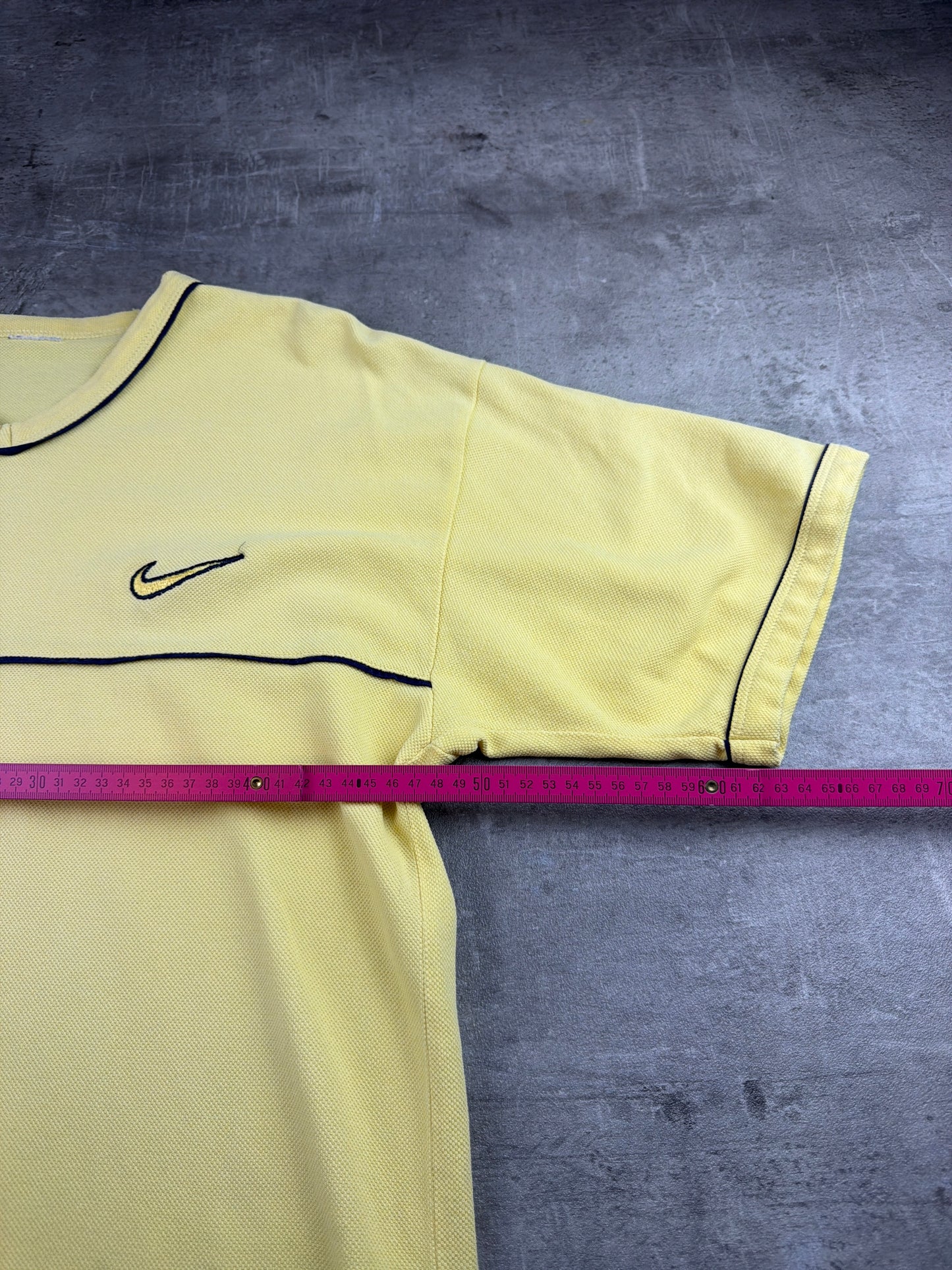 Nike Sportswear "V-Neck" Jersey Tee - Pastel Yellow