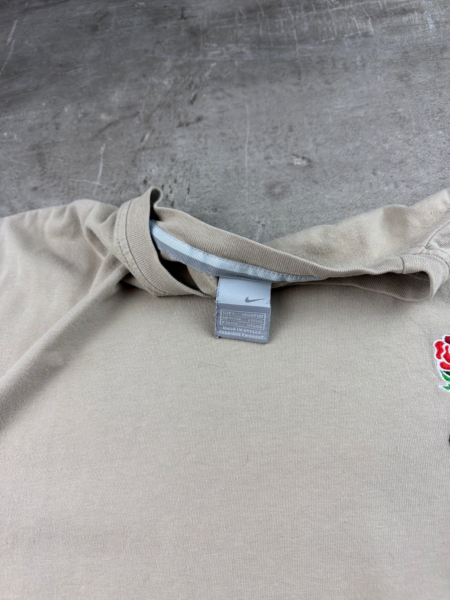 Nike Y2K "Desert Rose" Swoosh Tee - Sand Beige