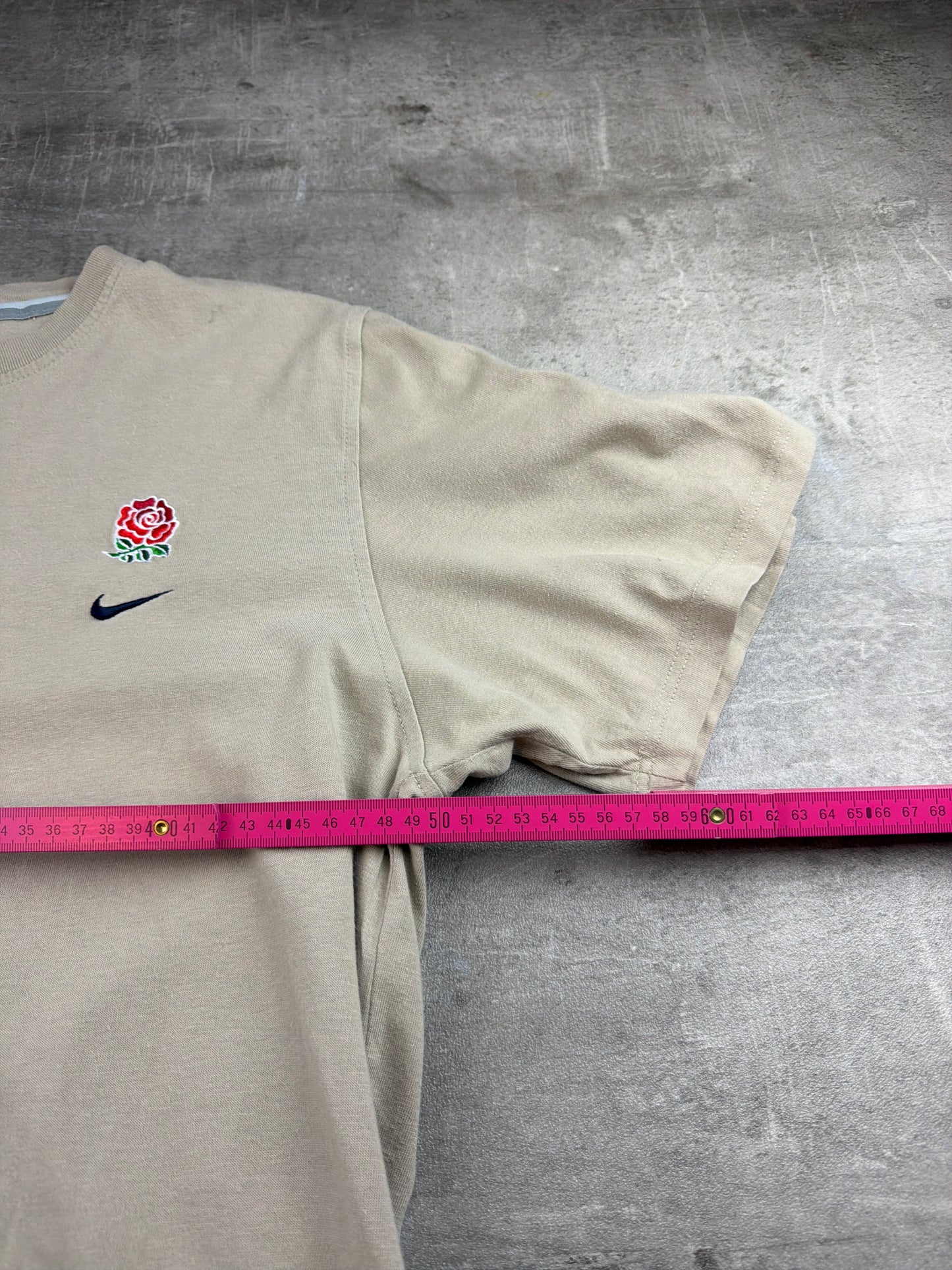 Nike Y2K "Desert Rose" Swoosh Tee - Sand Beige