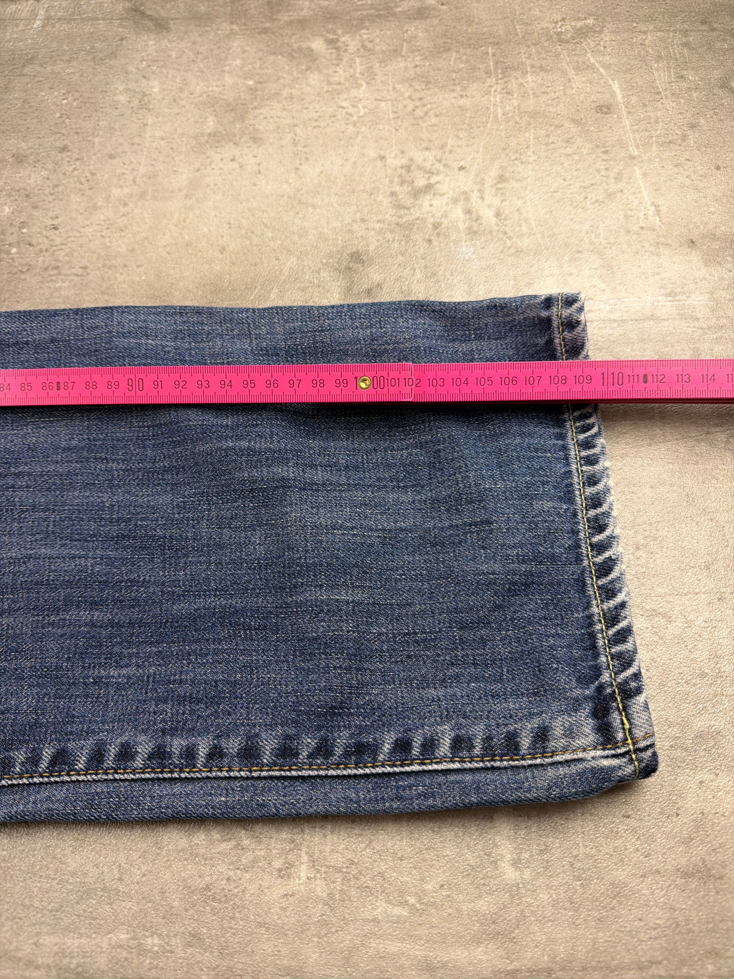 Edwin Japan Archive "Tokyo Fade" Denim Pants - Washed Blue / Distressed Y2K