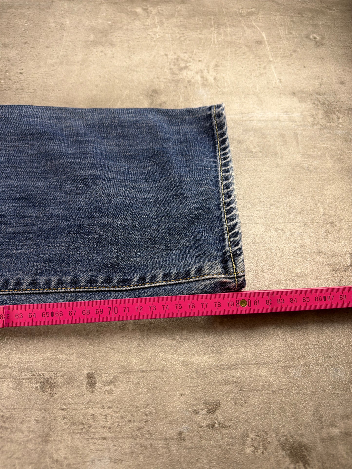 Edwin Japan Archive "Tokyo Fade" Denim Pants - Washed Blue / Distressed Y2K