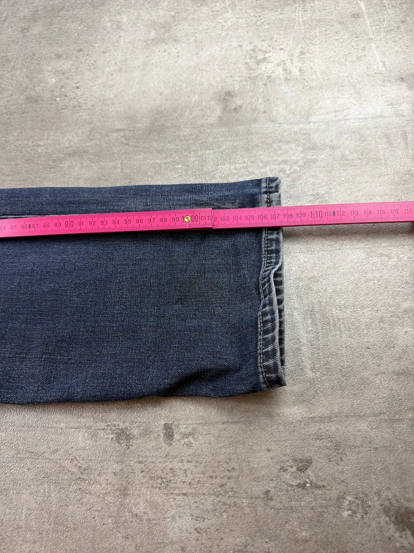 Pepe Jeans London 73 Straight Fit Denim Jeans - Washed Blue / Y2K Grunge
