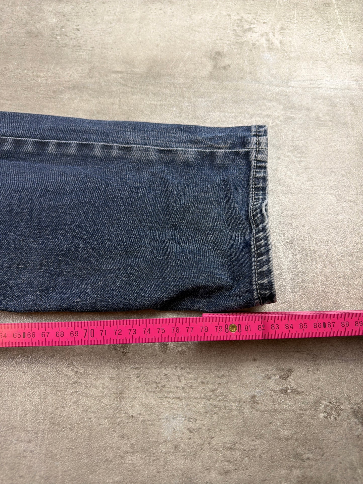 Pepe Jeans London 73 Straight Fit Denim Jeans - Washed Blue / Y2K Grunge