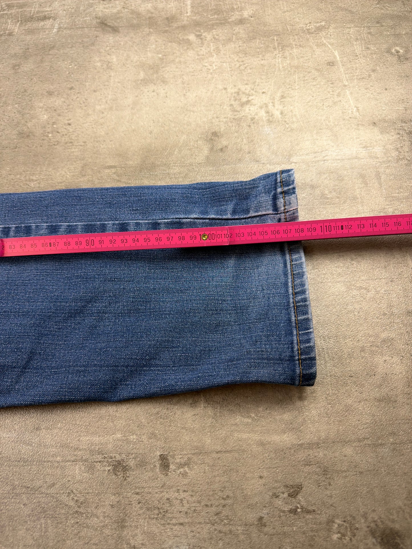 Carhartt Workwear "Relaxed Fit" Baggy Denim Jeans - Mid Blue Washed / Faded