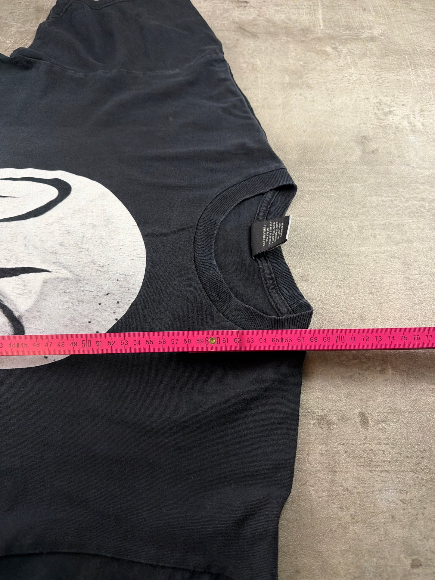 Joker Brand Y2K "Clown Face" Graphic Boxy Tee - Washed Black / Streetwear