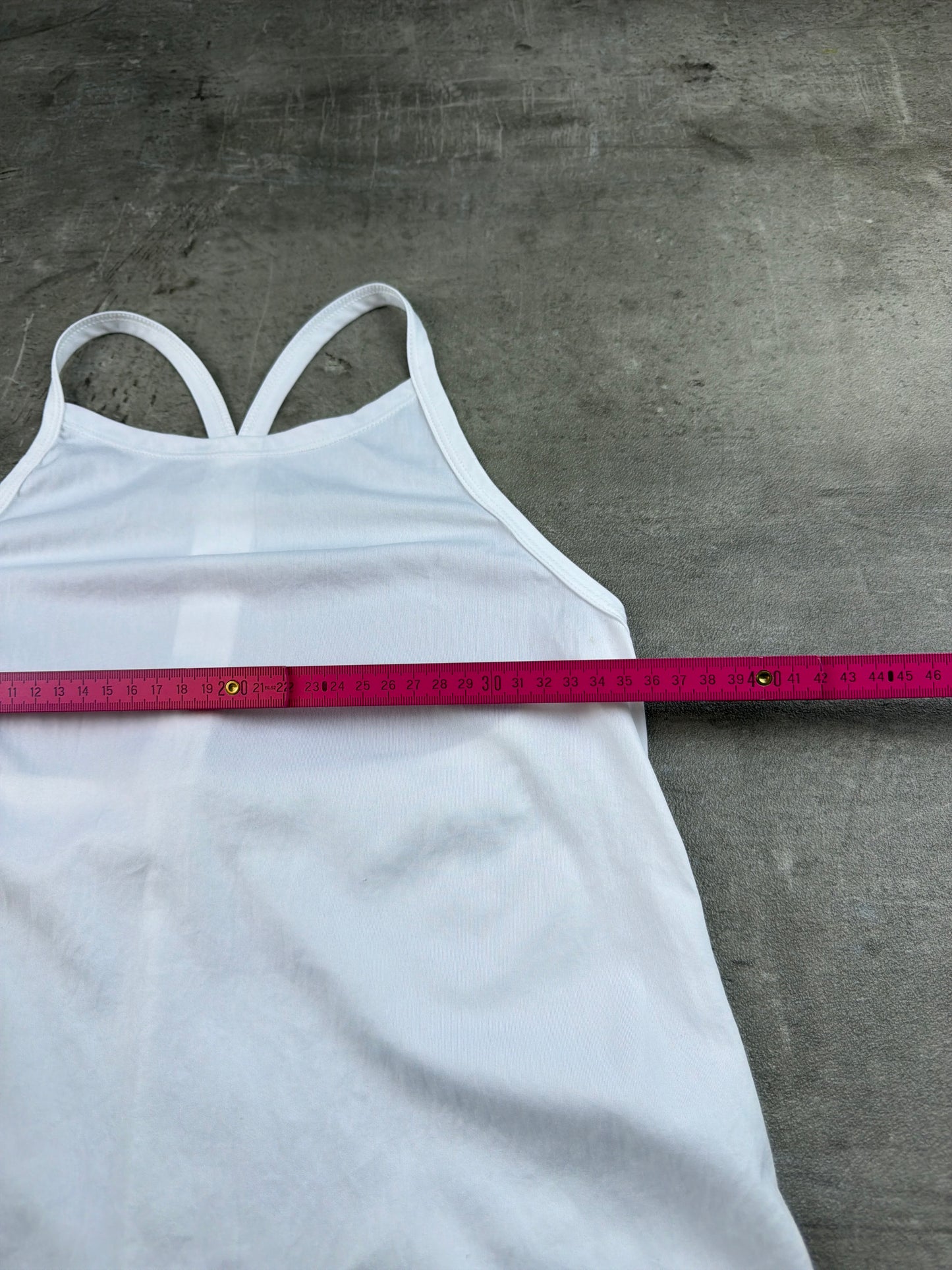Nike "Dri-FIT" Logo Tank Top - All White Y2K Gorpcore Style