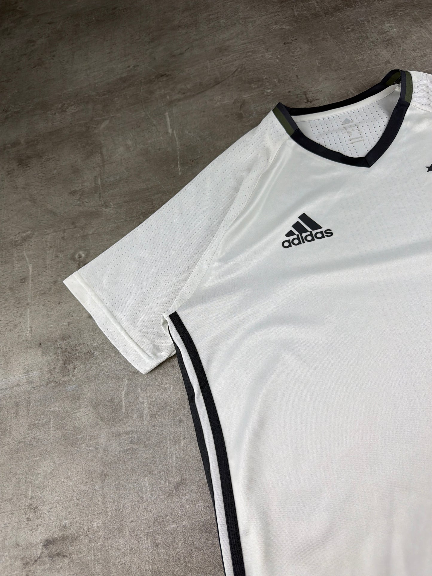Adidas DFB Germany 2016 "Adizero" Player Issue Match Jersey - Blokecore White / Black