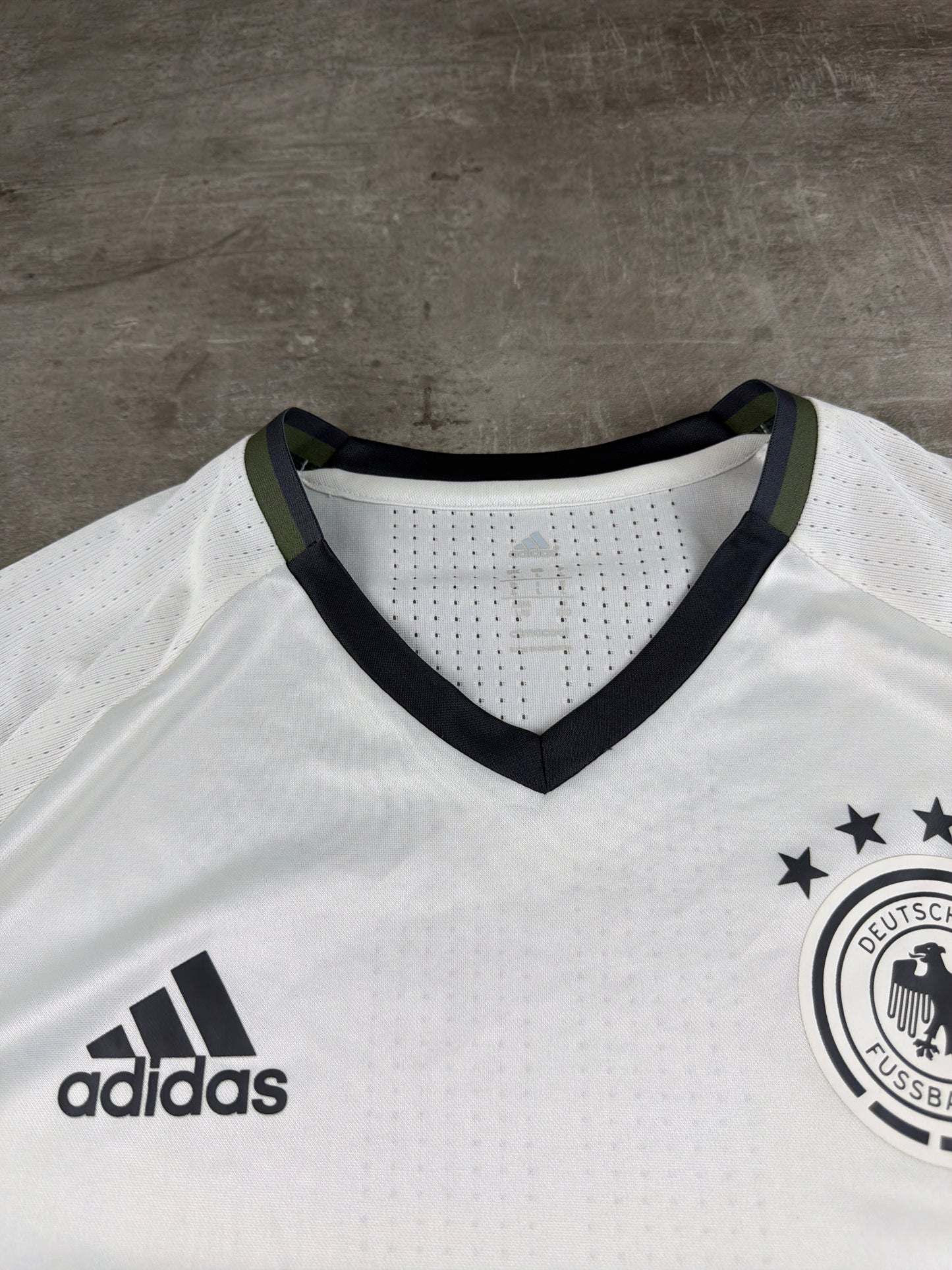 Adidas DFB Germany 2016 "Adizero" Player Issue Match Jersey - Blokecore White / Black