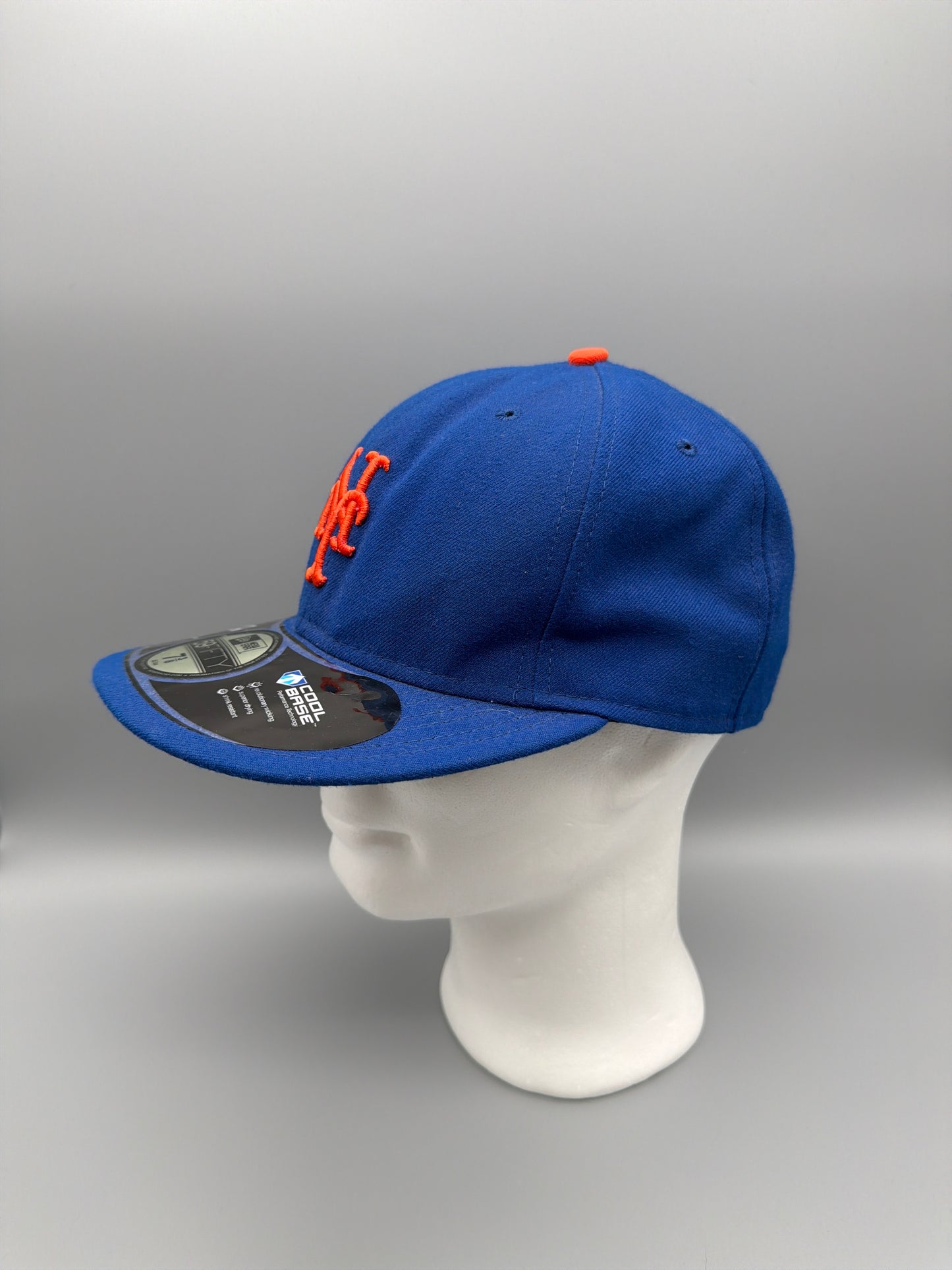 New Era MLB New York Mets On-Field 59FIFTY Fitted Cap - Royal Blue & Orange Y2K Streetwear