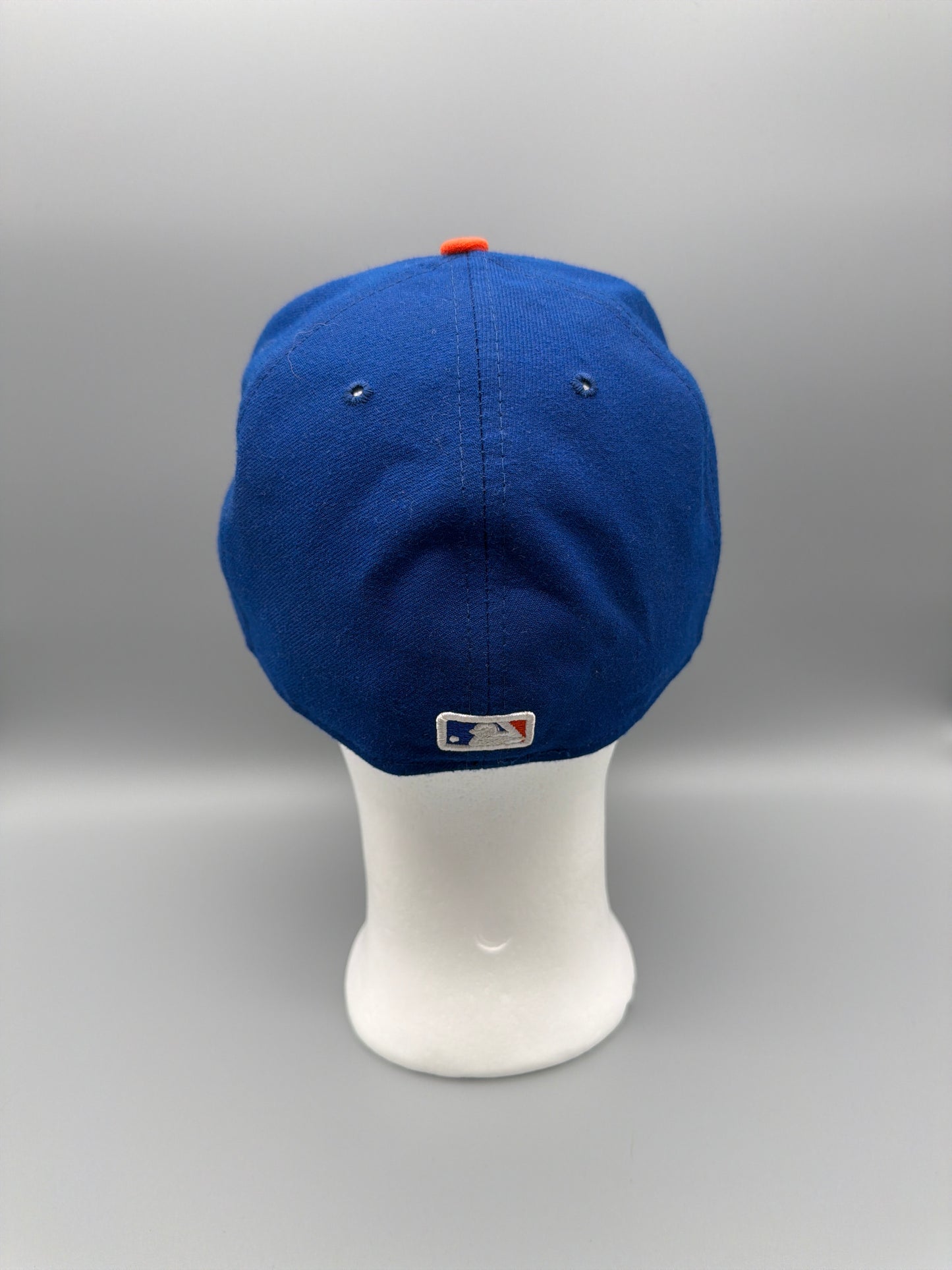New Era MLB New York Mets On-Field 59FIFTY Fitted Cap - Royal Blue & Orange Y2K Streetwear