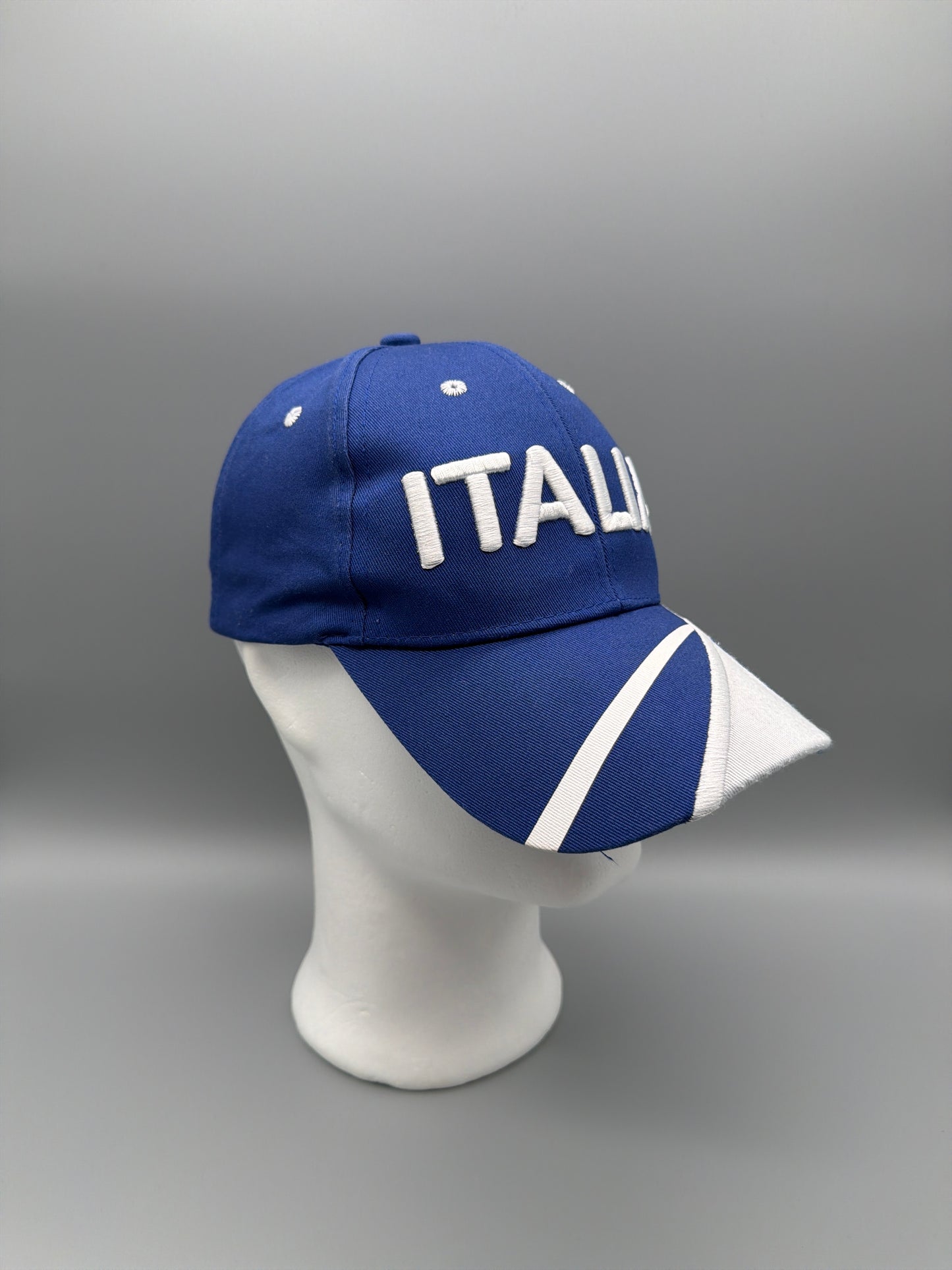 Vintage Italia "Azzurri" Embroidered Sport Cap - Royal Blue / White