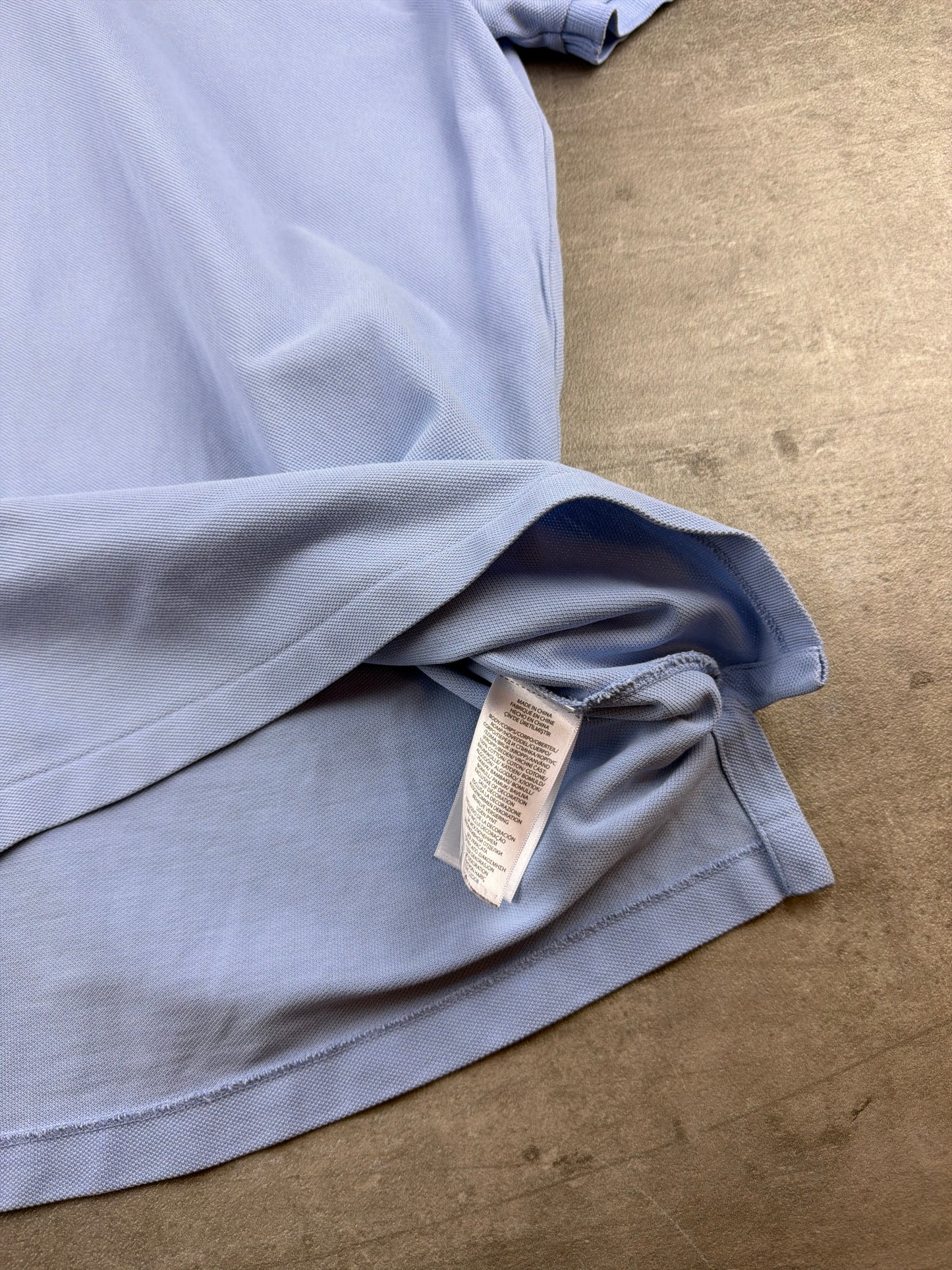 Polo Ralph Lauren Classic Fit "Yellow Pony" Piqué Polo Shirt – Pastel Baby Blue