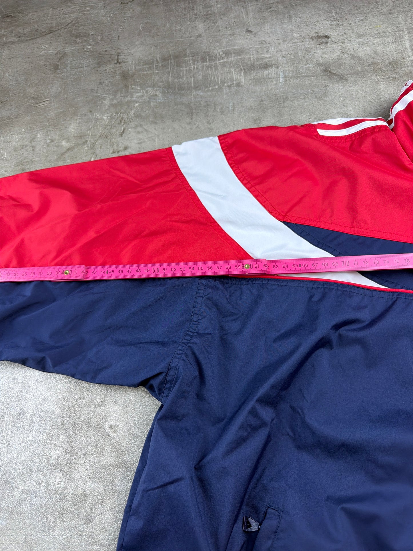 Adidas 00s Retro Performance Track Jacket – Navy / Red / White