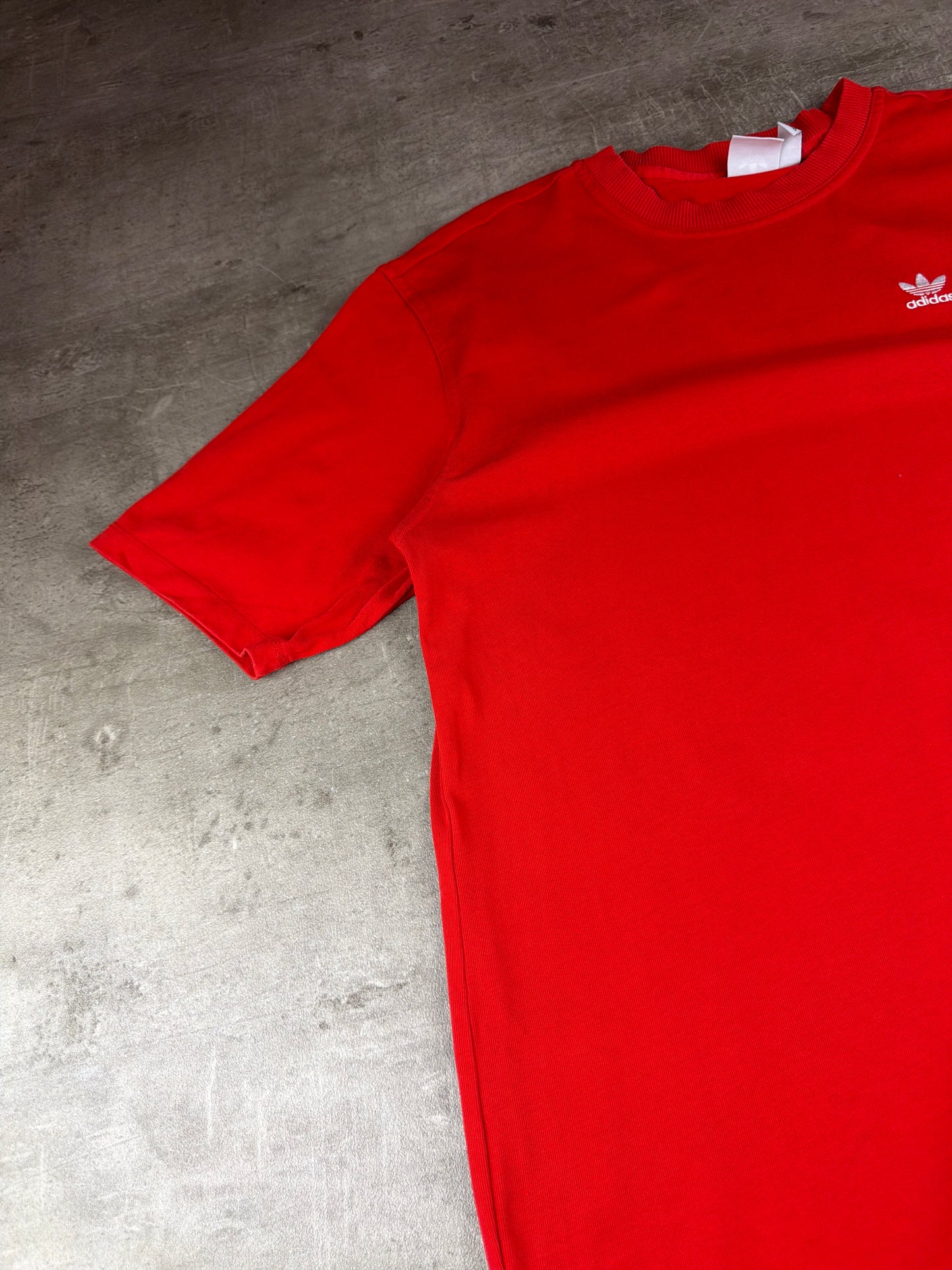 Adidas Originals Trefoil Backprint Slit T-Shirt Dress – Sporty Red Y2K