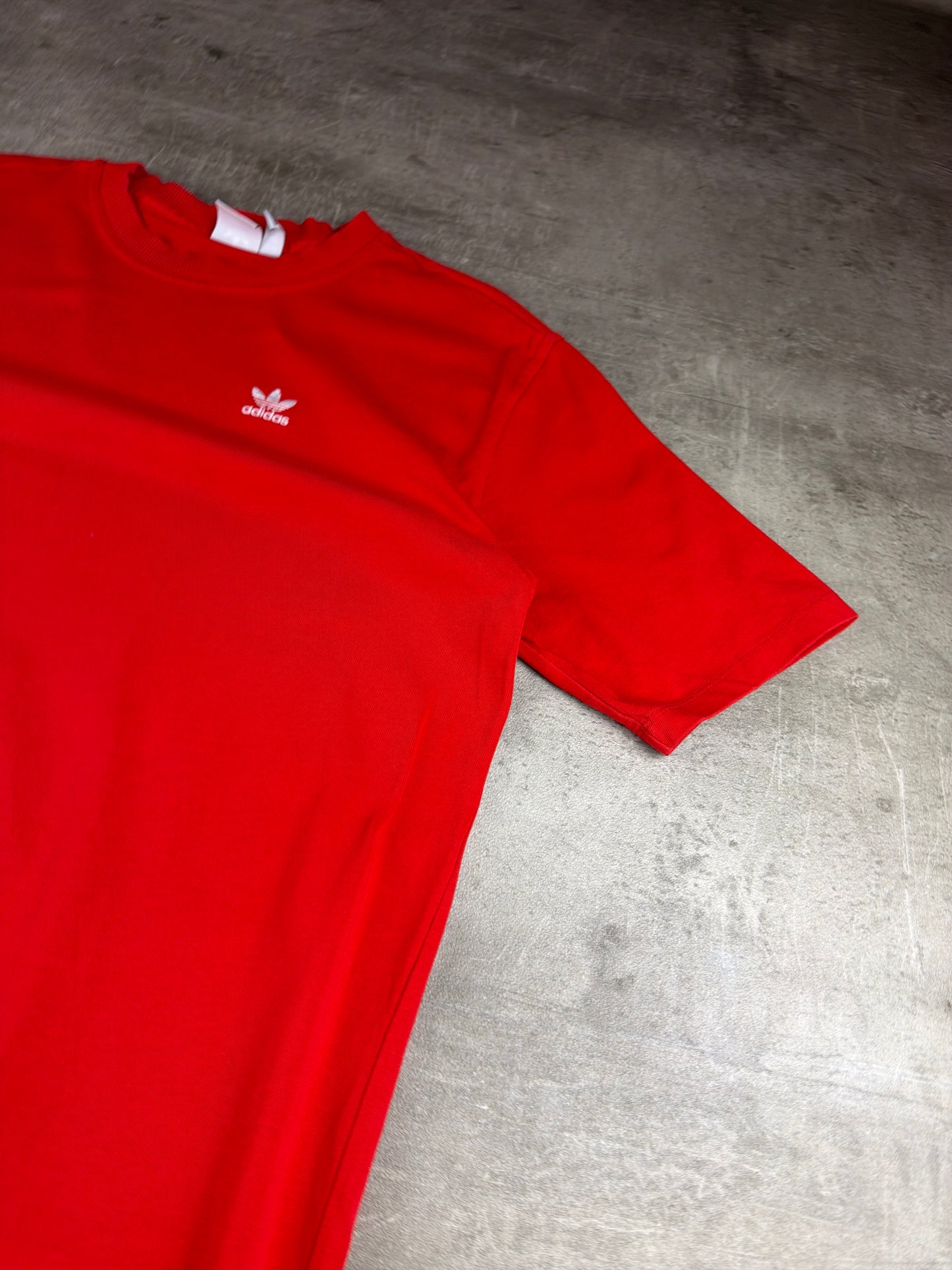 Adidas Originals Trefoil Backprint Slit T-Shirt Dress – Sporty Red Y2K