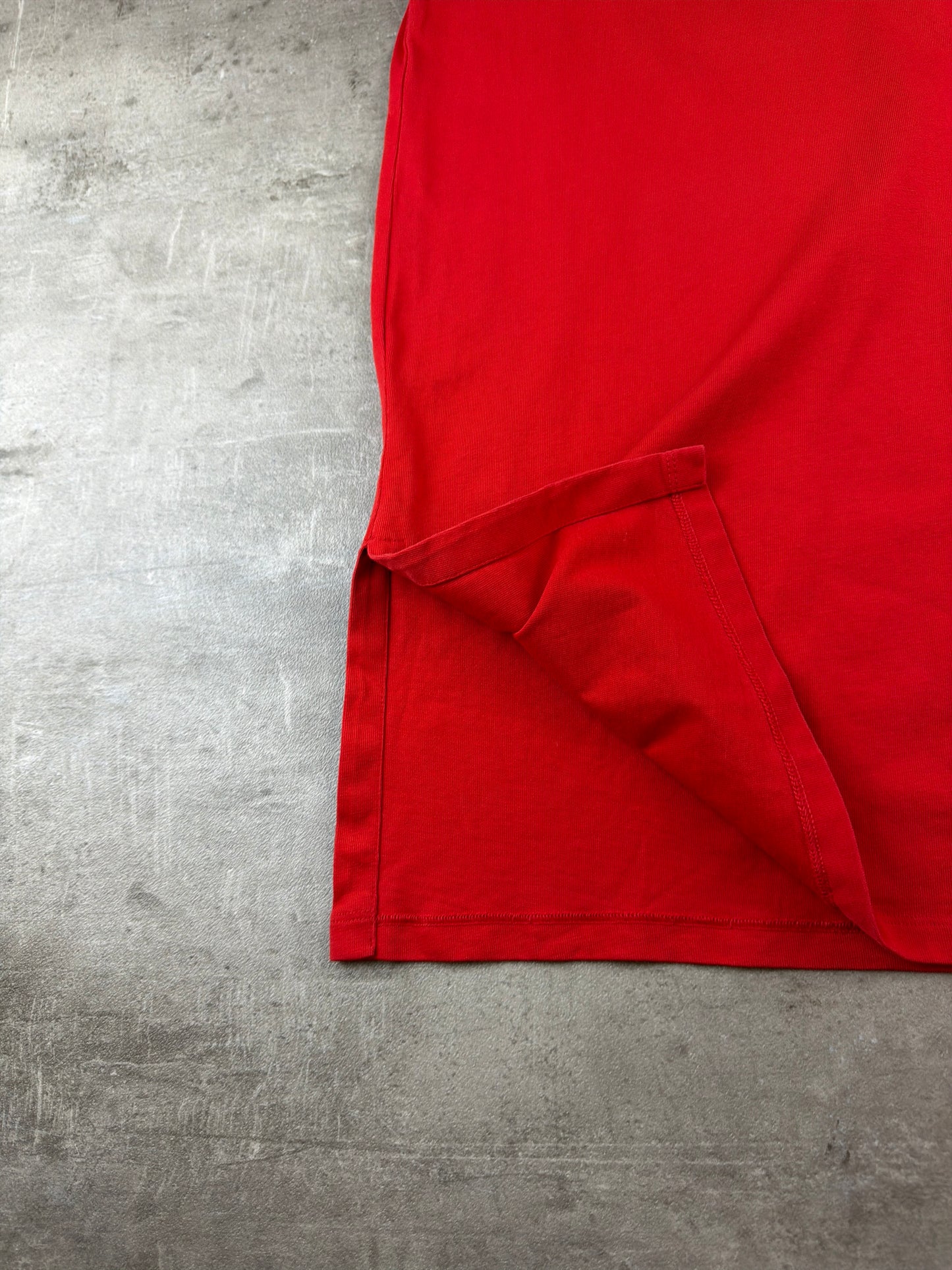Adidas Originals Trefoil Backprint Slit T-Shirt Dress – Sporty Red Y2K