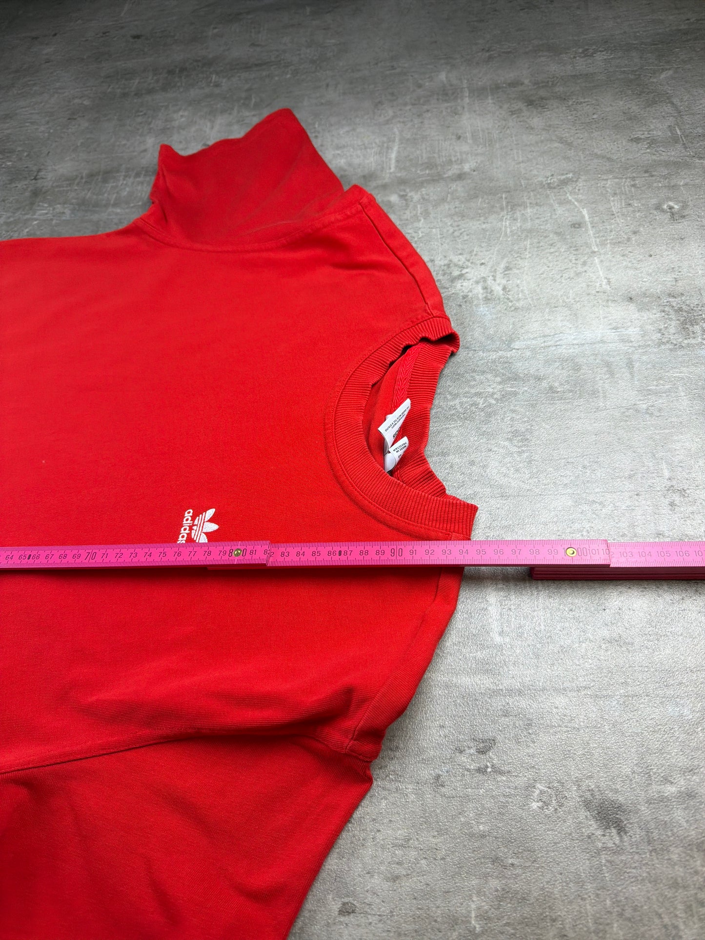 Adidas Originals Trefoil Backprint Slit T-Shirt Dress – Sporty Red Y2K