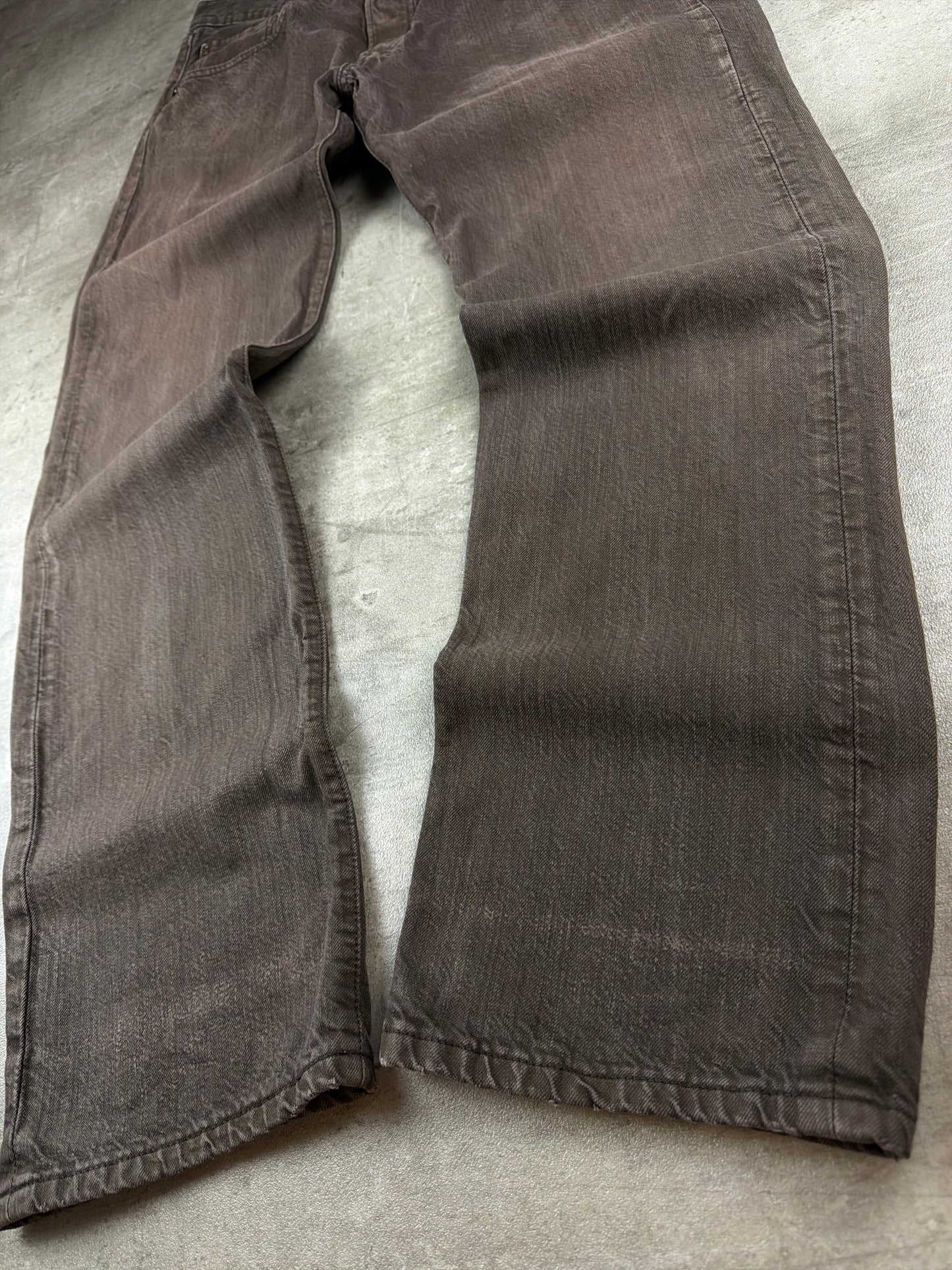 Levi's 501 "Original" Straight Leg Denim - Faded Earth Brown