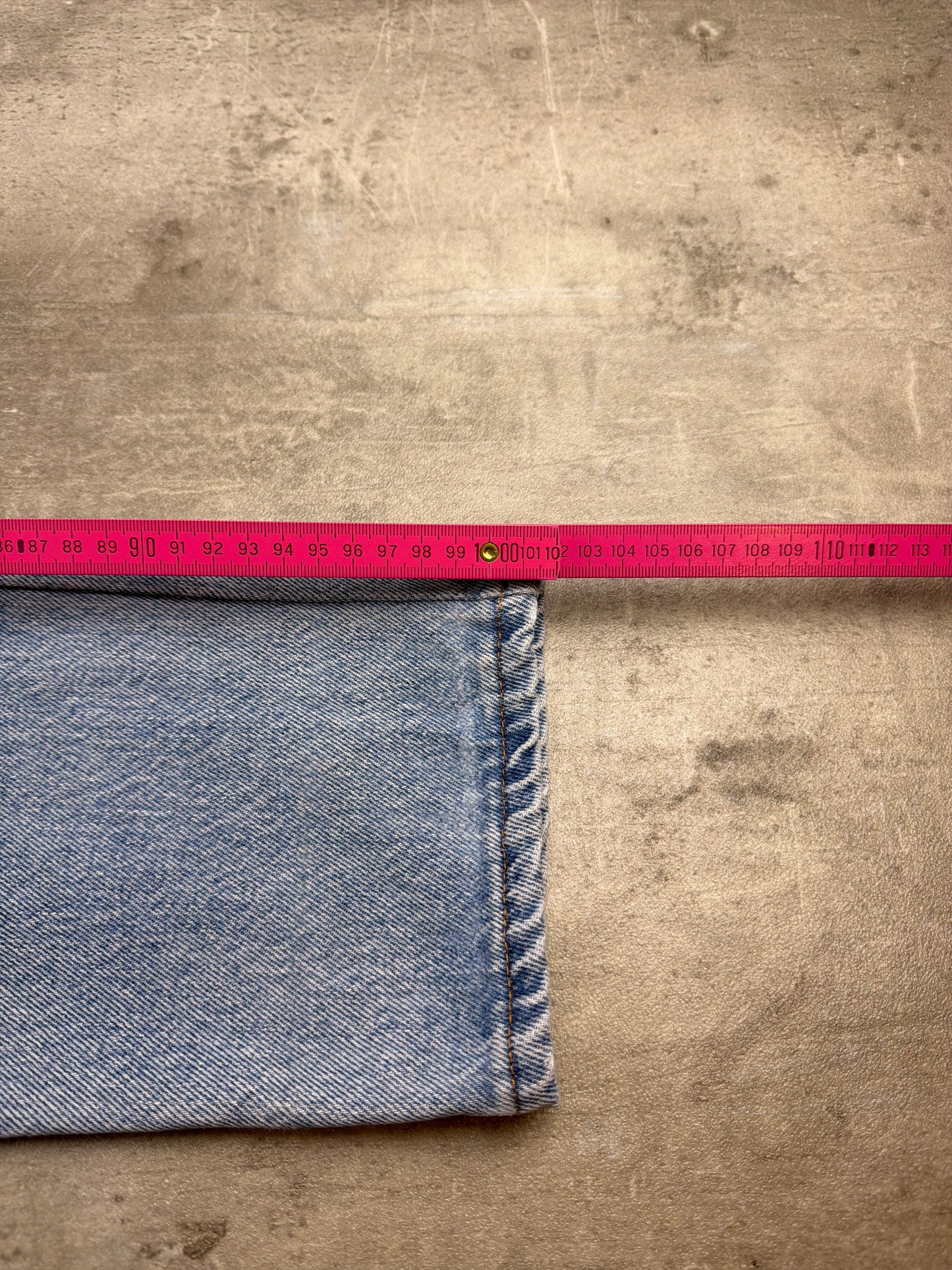 Levi's 501 Straight Leg Denim Jeans - Light Blue Wash
