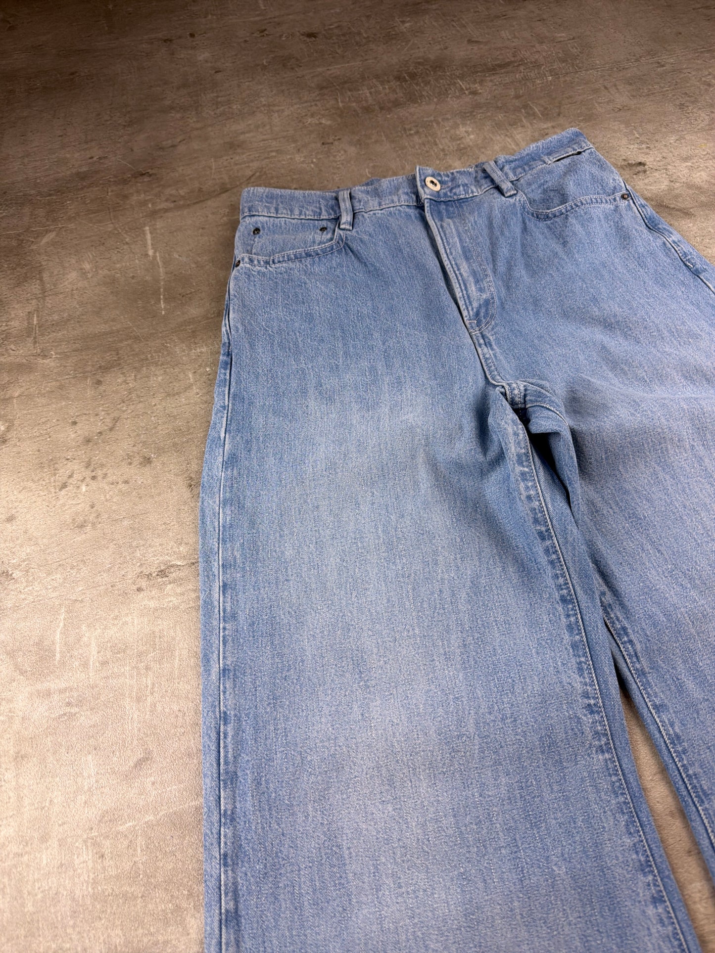 G-Star RAW "Deck" Ultra High Wide Leg Jeans - Light Blue Wash Baggy Flare