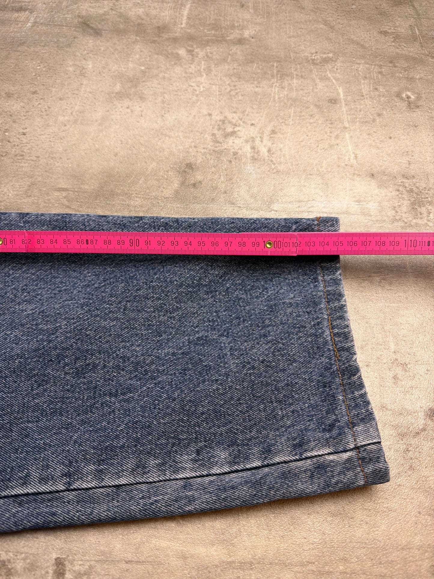 Hardcore Jeanswear Acid Wash Baggy Denim Jeans – Stonewashed Blue Y2K Skater Aesthetic