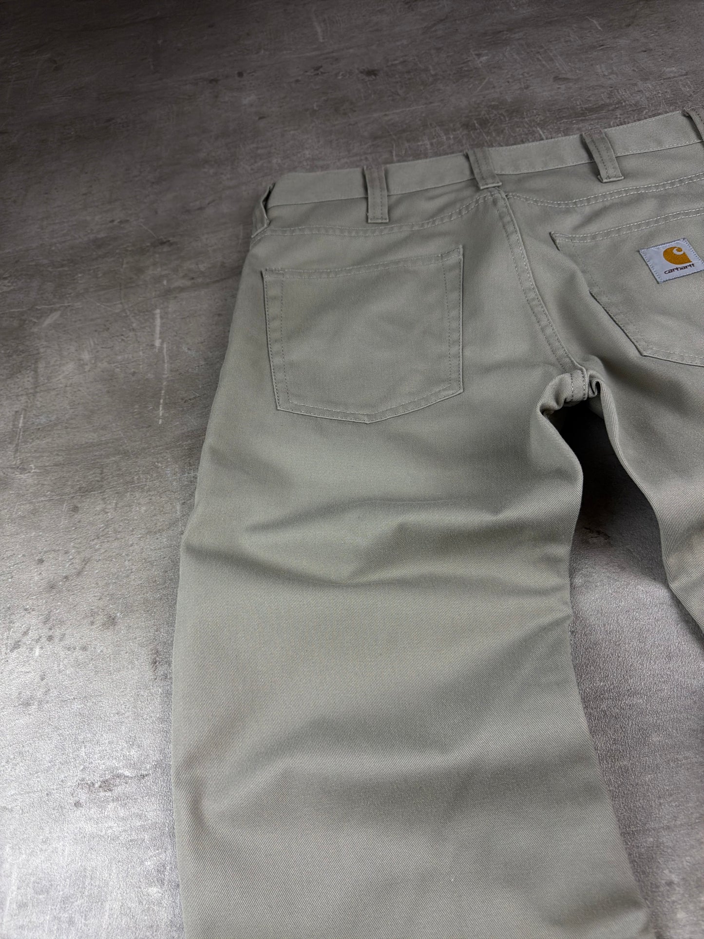 Carhartt WIP "Rockin' Pant" Workwear Chino – Beige / Skate Y2K Fit
