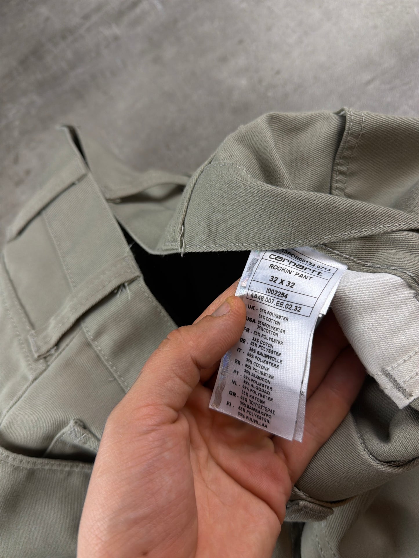 Carhartt WIP "Rockin' Pant" Workwear Chino – Beige / Skate Y2K Fit
