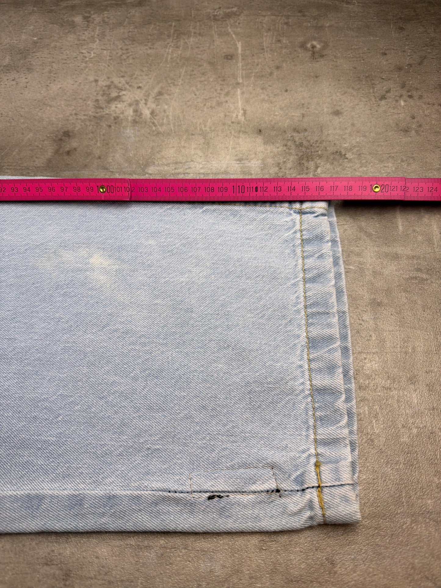 DNKRS "Loose Fit" Y2K Baggy Denim Jeans - Light Blue Wash