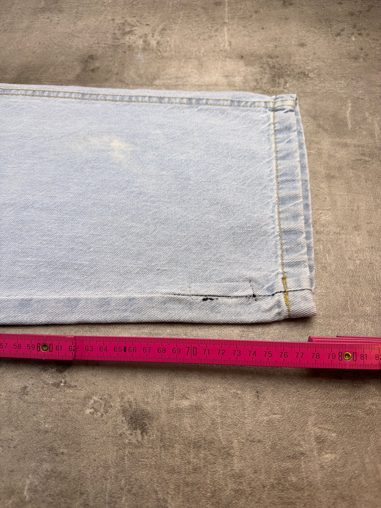 DNKRS "Loose Fit" Y2K Baggy Denim Jeans - Light Blue Wash