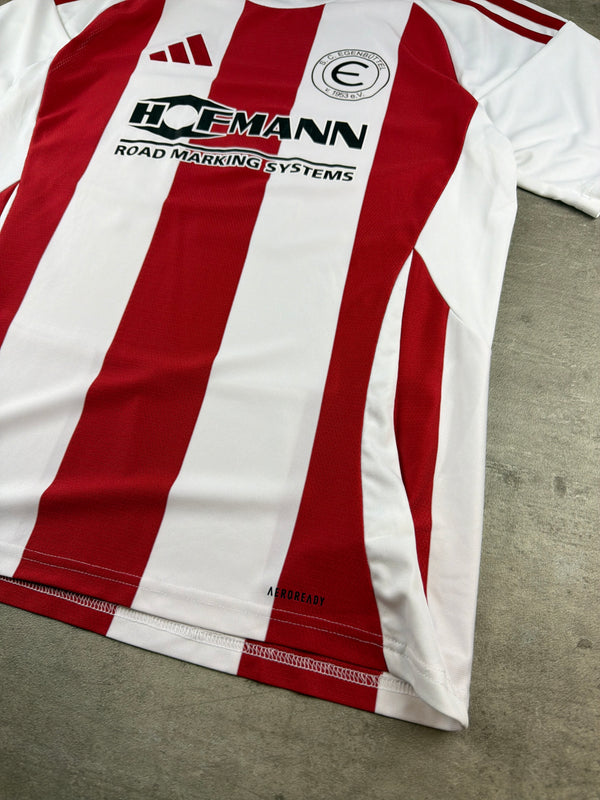 Adidas "SC Egenbüttel" Blokecore Jersey Shirt - Red/White Striped