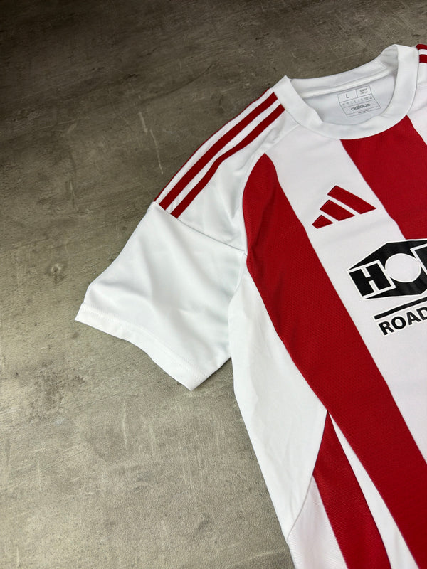 Adidas "SC Egenbüttel" Blokecore Jersey Shirt - Red/White Striped