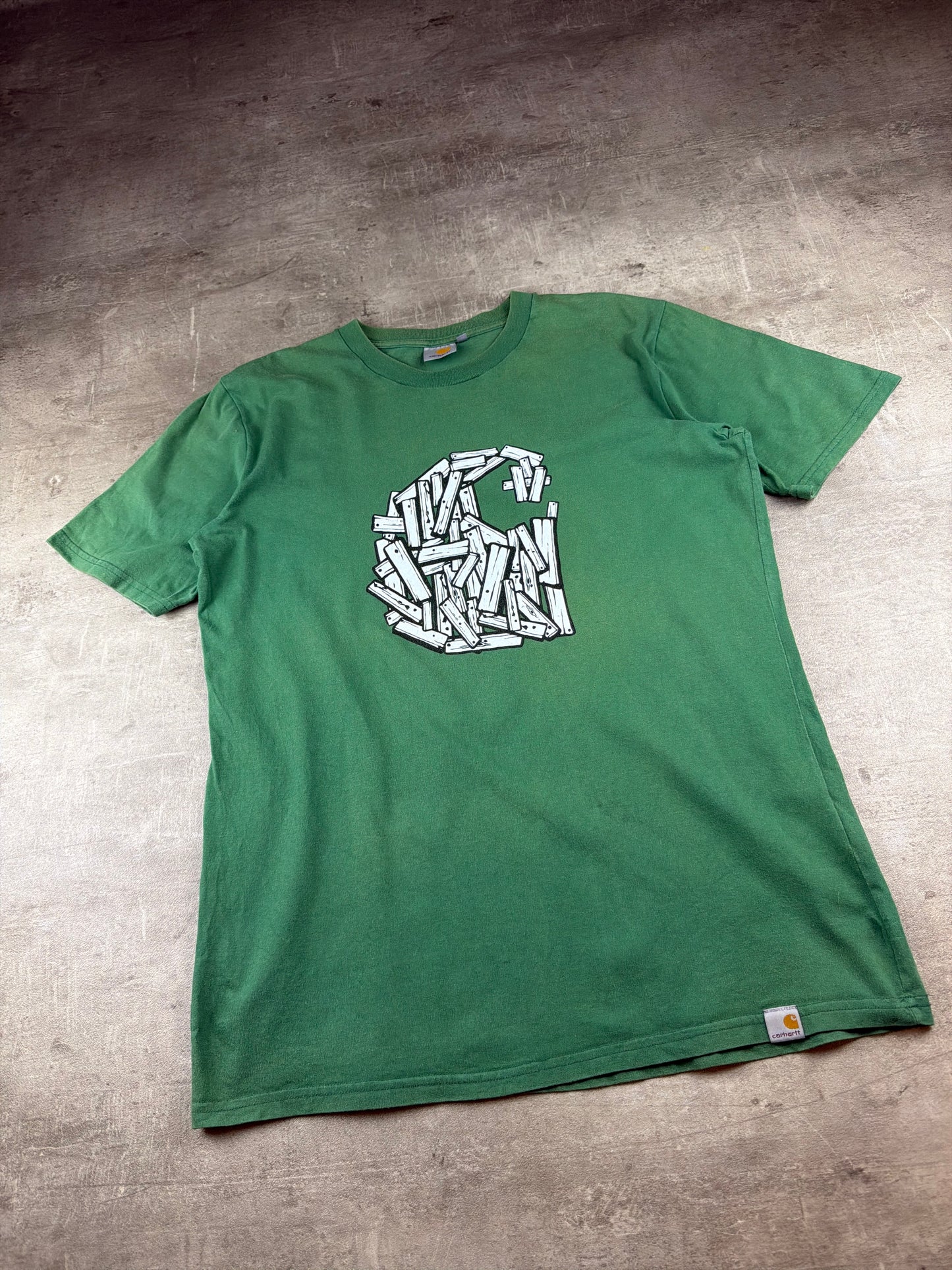 Carhartt Workwear Graphic Skate Tee – Faded Forest Green