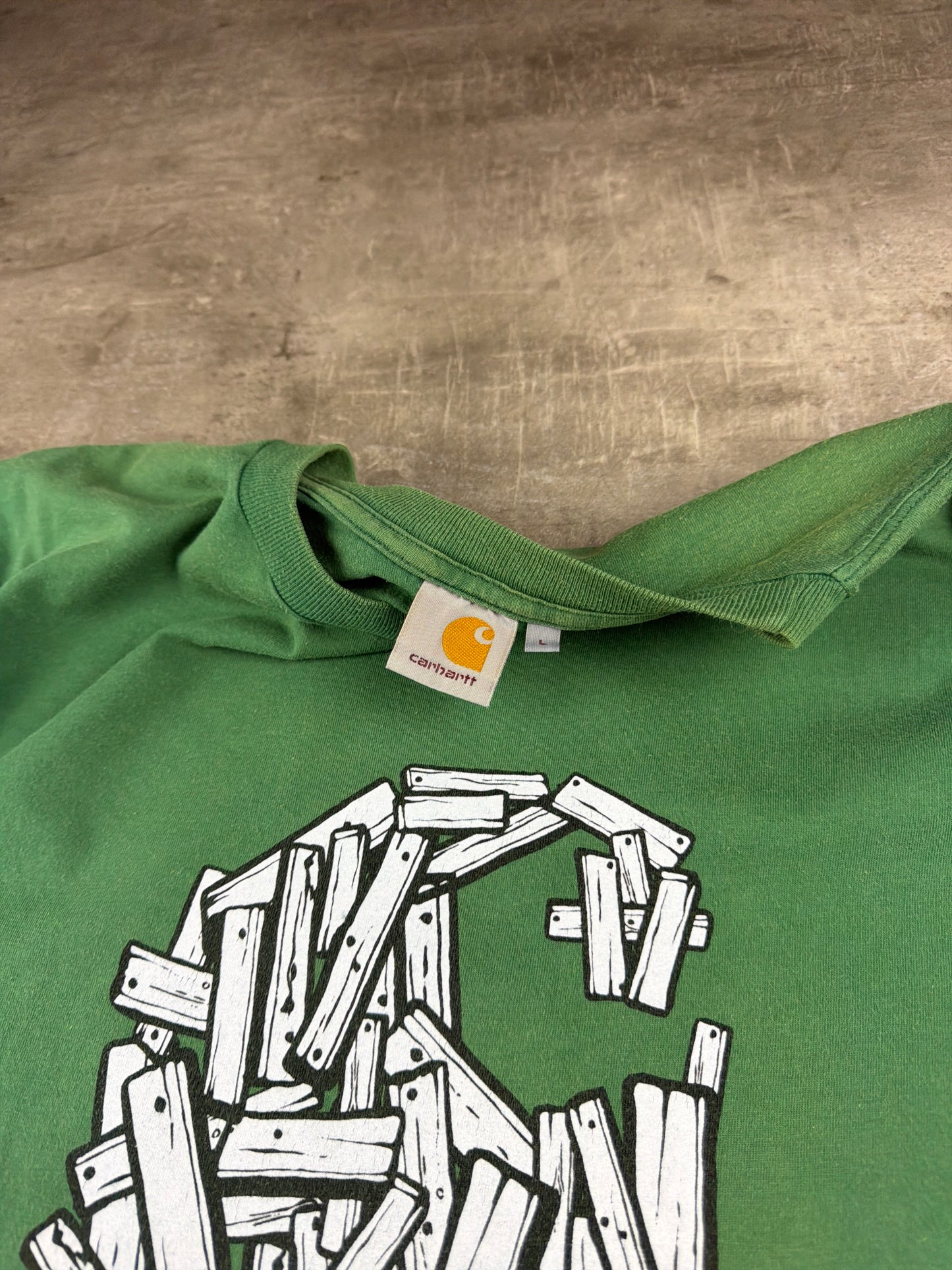 Carhartt Workwear Graphic Skate Tee – Faded Forest Green