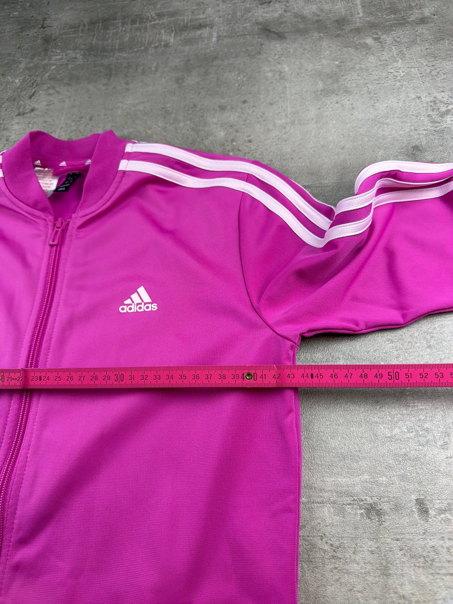 Adidas Sportswear 3-Stripes Trackjacket - Magenta / Baby Pink Y2K Aesthetic