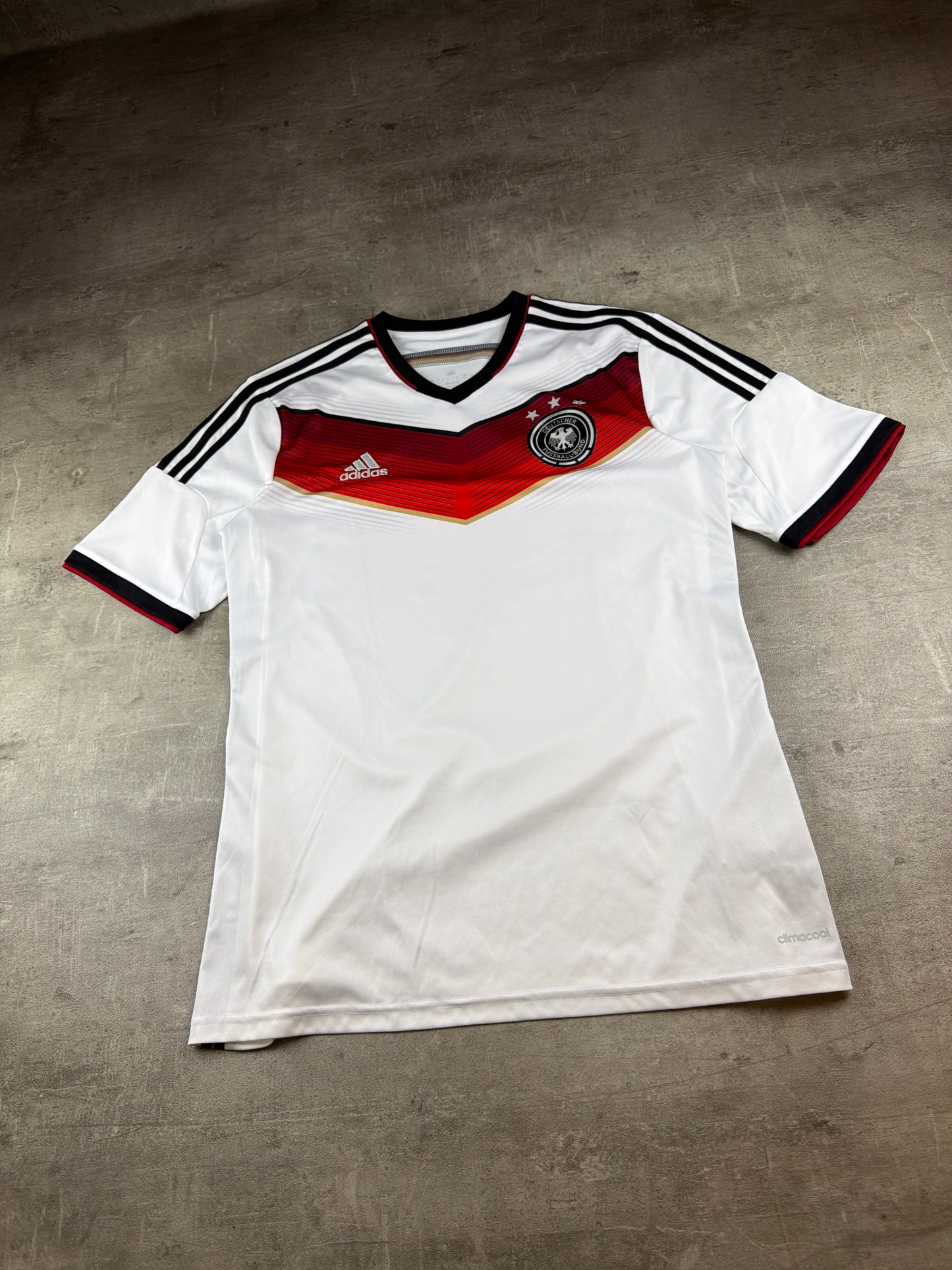 Adidas "DFB World Cup 2014" Football Jersey - White / Y2K Blokecore