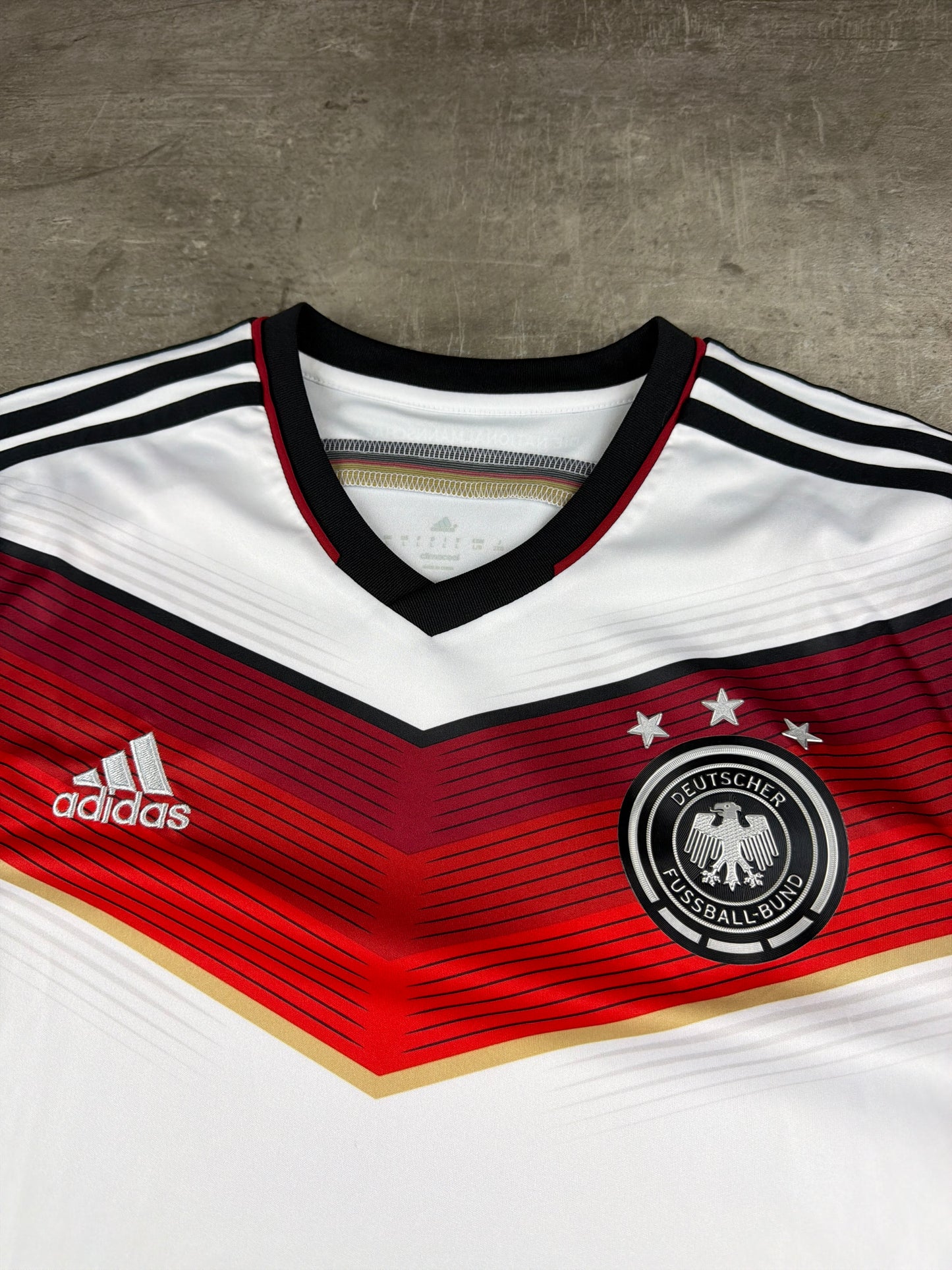 Adidas "DFB World Cup 2014" Football Jersey - White / Y2K Blokecore