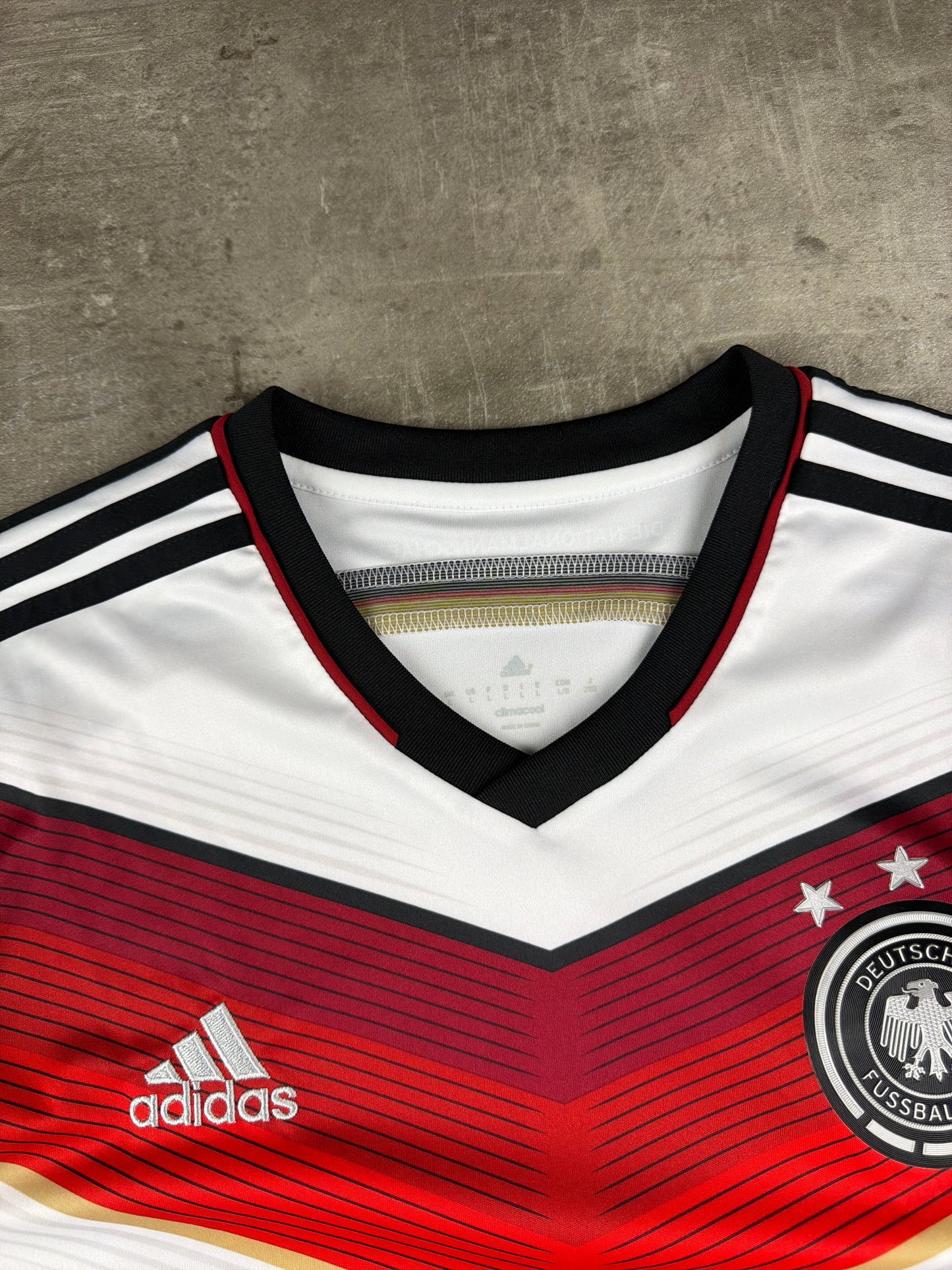 Adidas "DFB World Cup 2014" Football Jersey - White / Y2K Blokecore