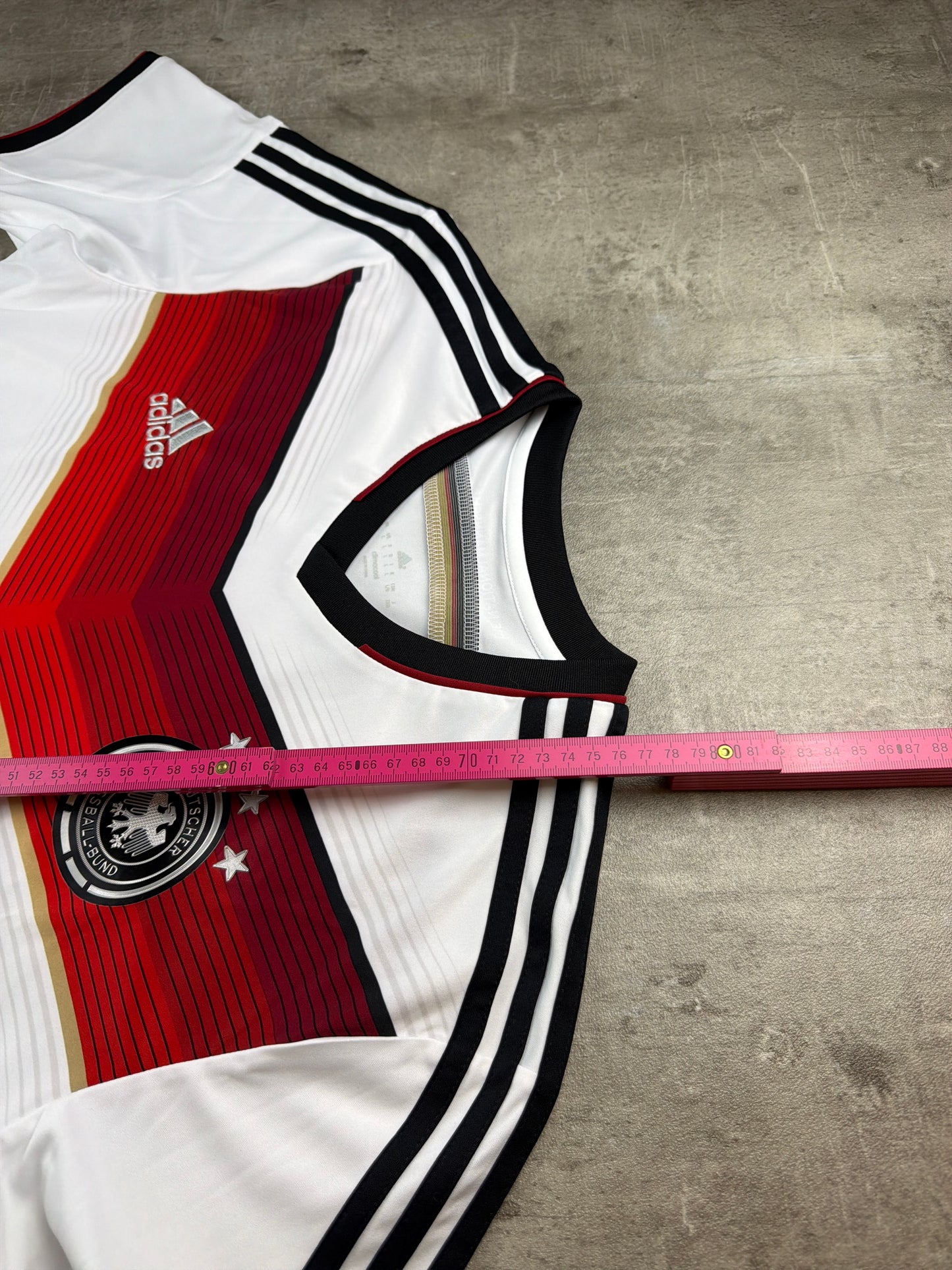 Adidas "DFB World Cup 2014" Football Jersey - White / Y2K Blokecore