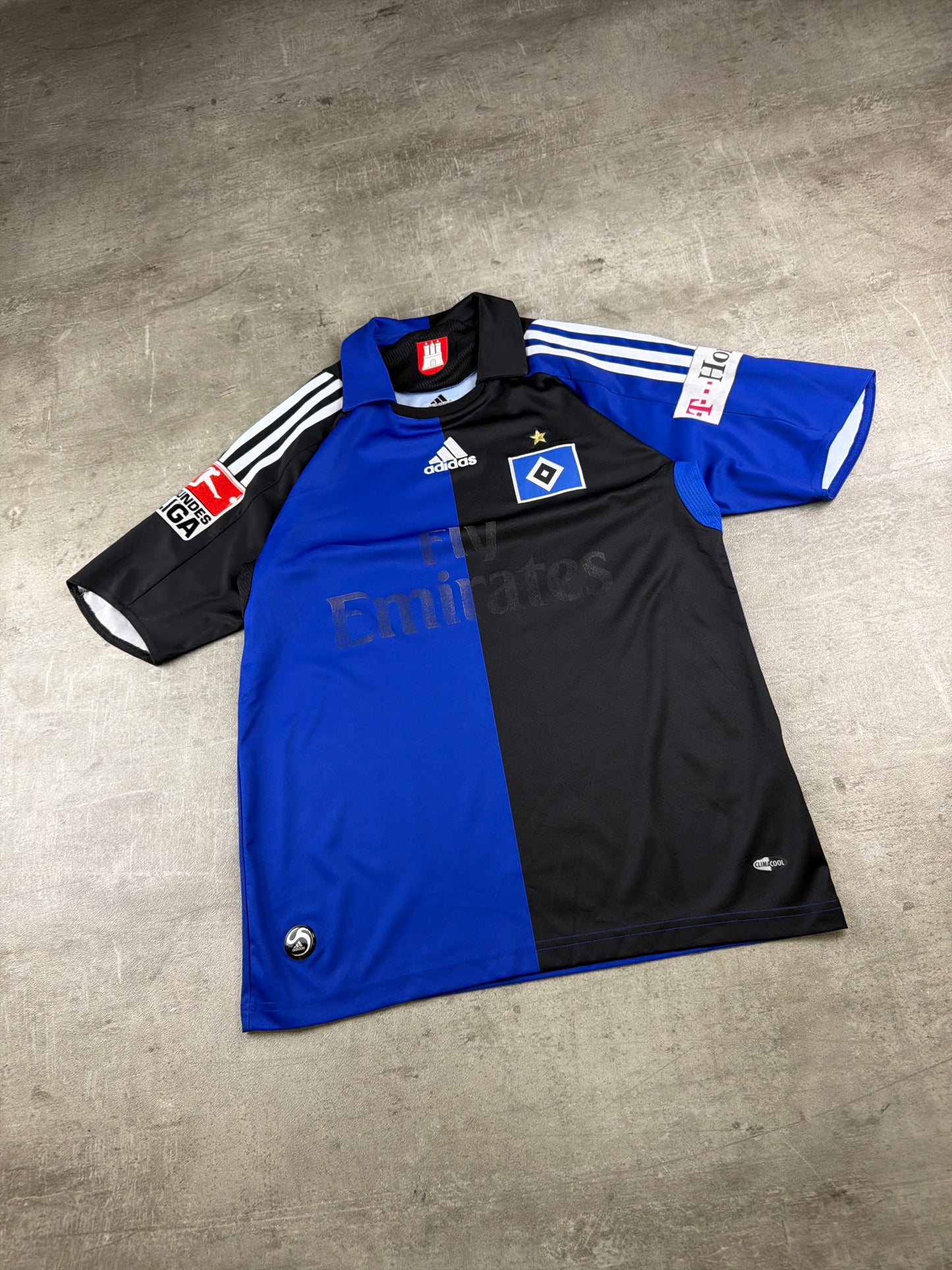 Adidas Hamburg SV 2008/09 Petric #10 "Third" Trikot - Royal Blue & Black Blokecore