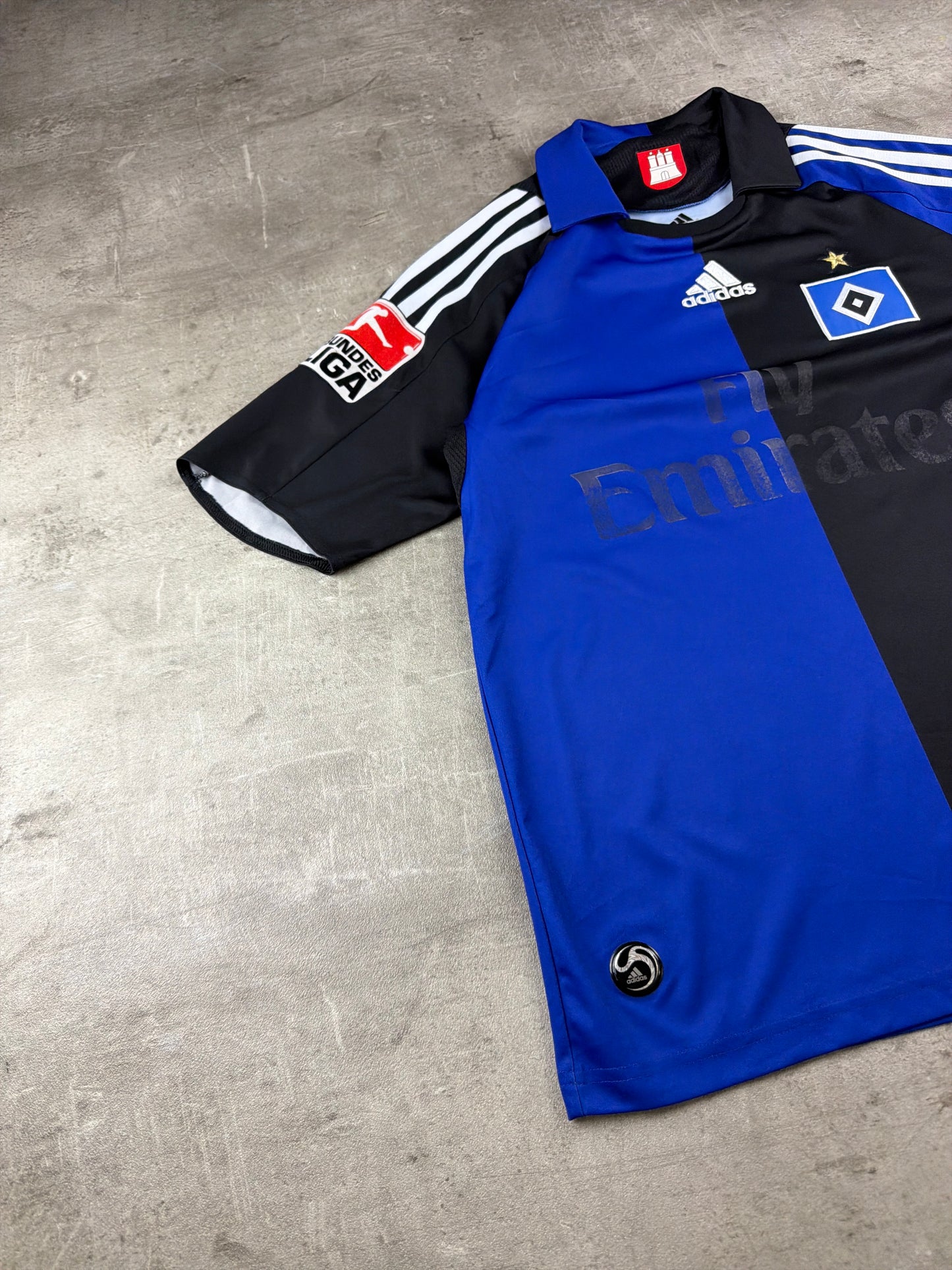 Adidas Hamburg SV 2008/09 Petric #10 "Third" Trikot - Royal Blue & Black Blokecore