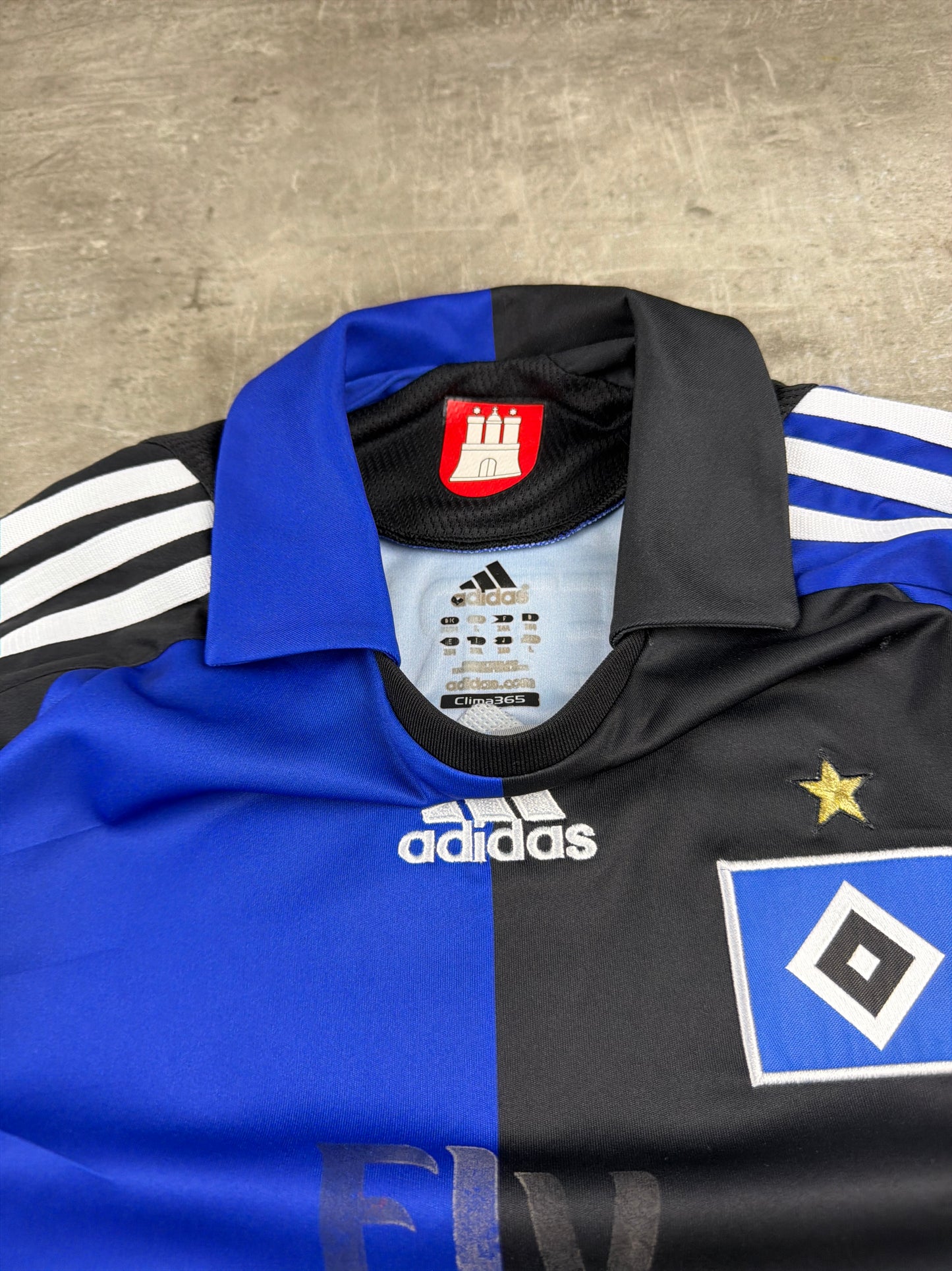 Adidas Hamburg SV 2008/09 Petric #10 "Third" Trikot - Royal Blue & Black Blokecore