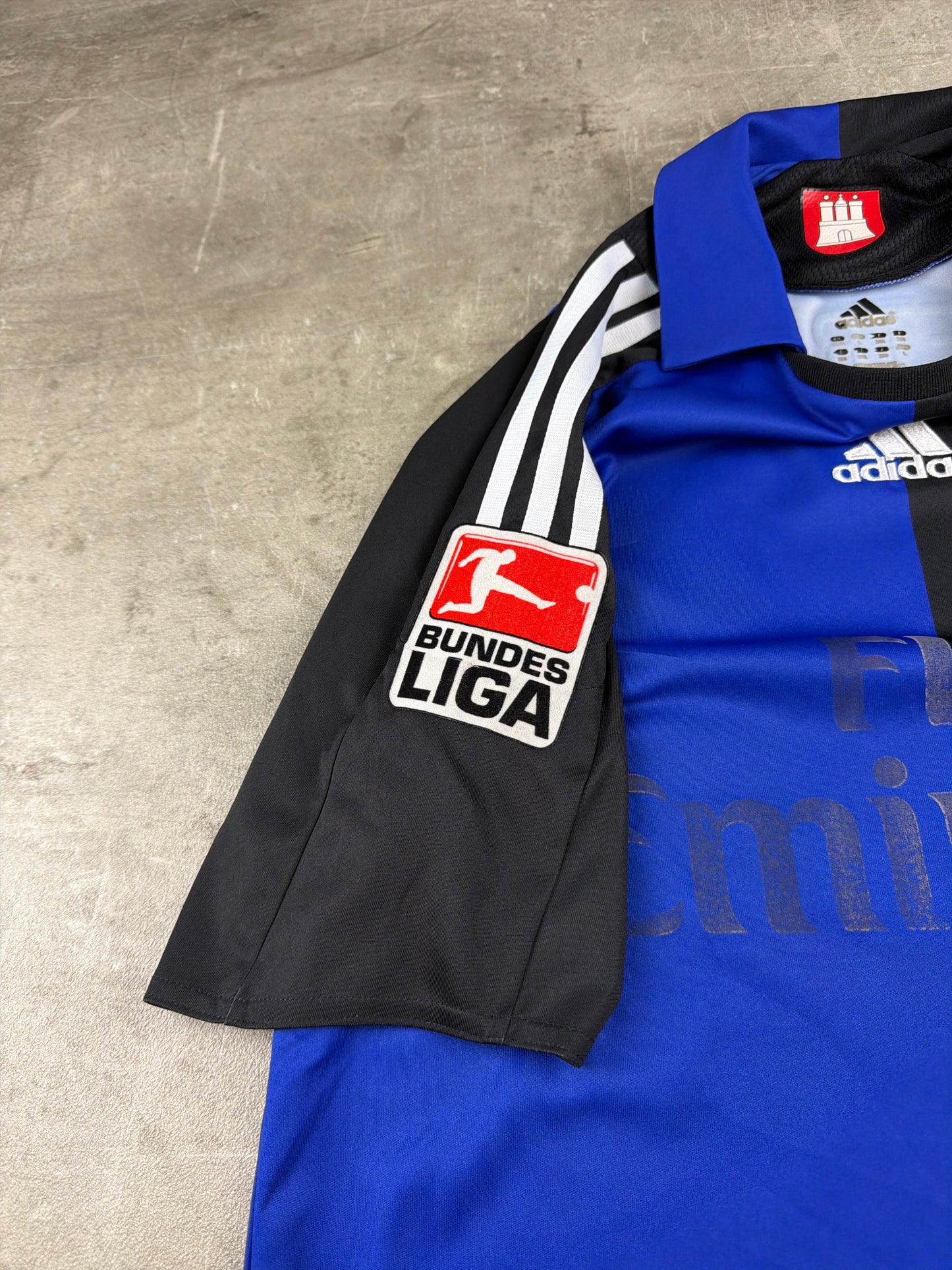Adidas Hamburg SV 2008/09 Petric #10 "Third" Trikot - Royal Blue & Black Blokecore
