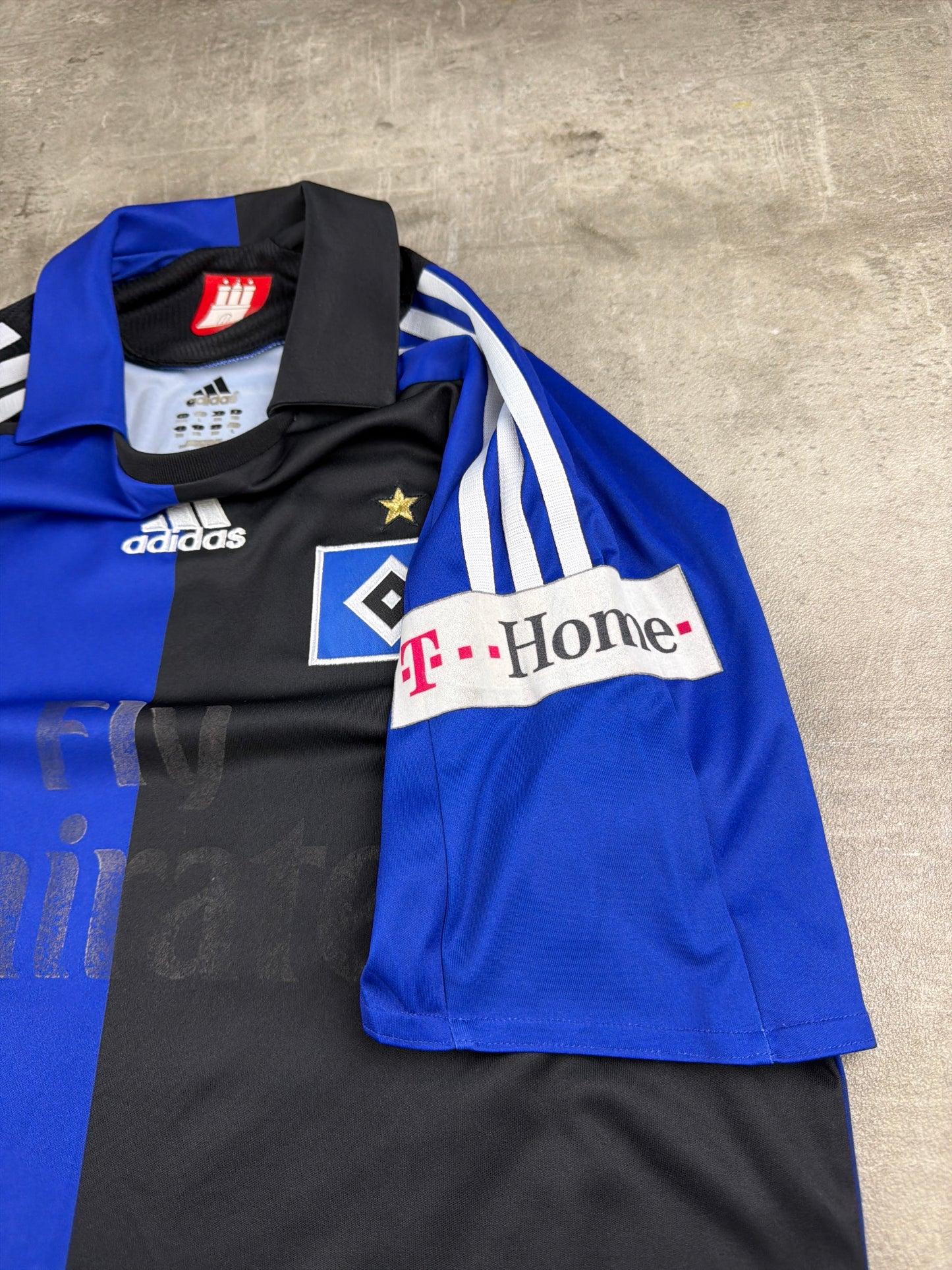 Adidas Hamburg SV 2008/09 Petric #10 "Third" Trikot - Royal Blue & Black Blokecore