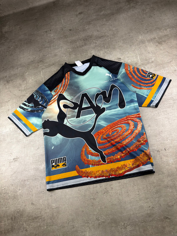 Puma x P.A.M. (Perks and Mini) Rave Mesh Football Jersey - Multicolor / Cyber Y2K