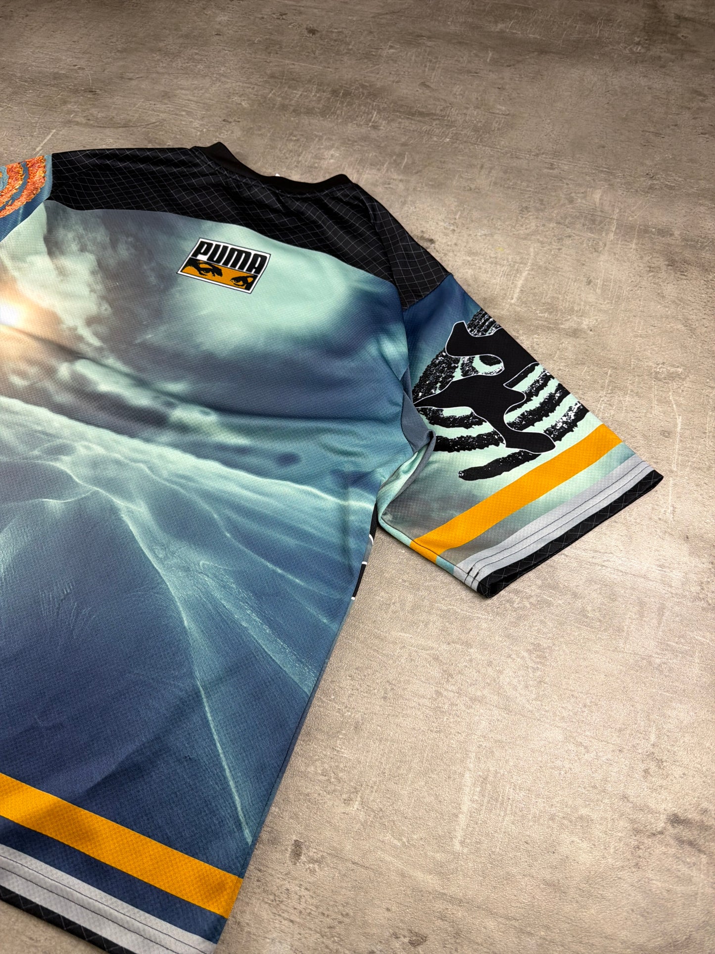 Puma x P.A.M. (Perks and Mini) Rave Mesh Football Jersey - Multicolor / Cyber Y2K