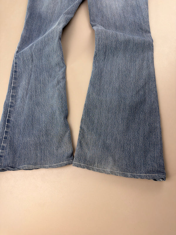 Mudd Archive "Aura" Flared Denim - Y2K McBling Low Waist